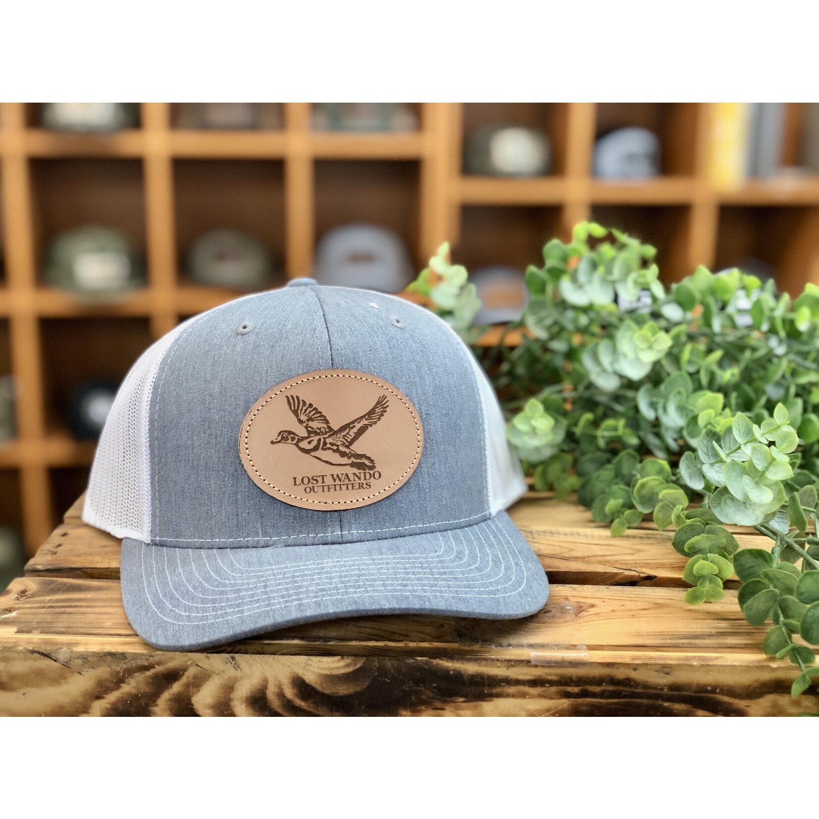 Lost Wando Lost Wando Wood Duck Leather Patch Snapback Snapback Hat