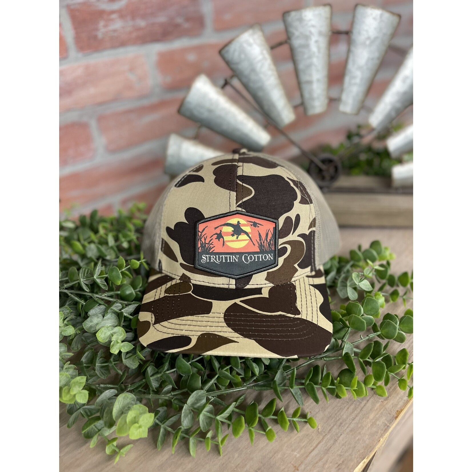 Struttin' Cotton Struttin' Cotton Evening Airshow Patch Snapback Hat