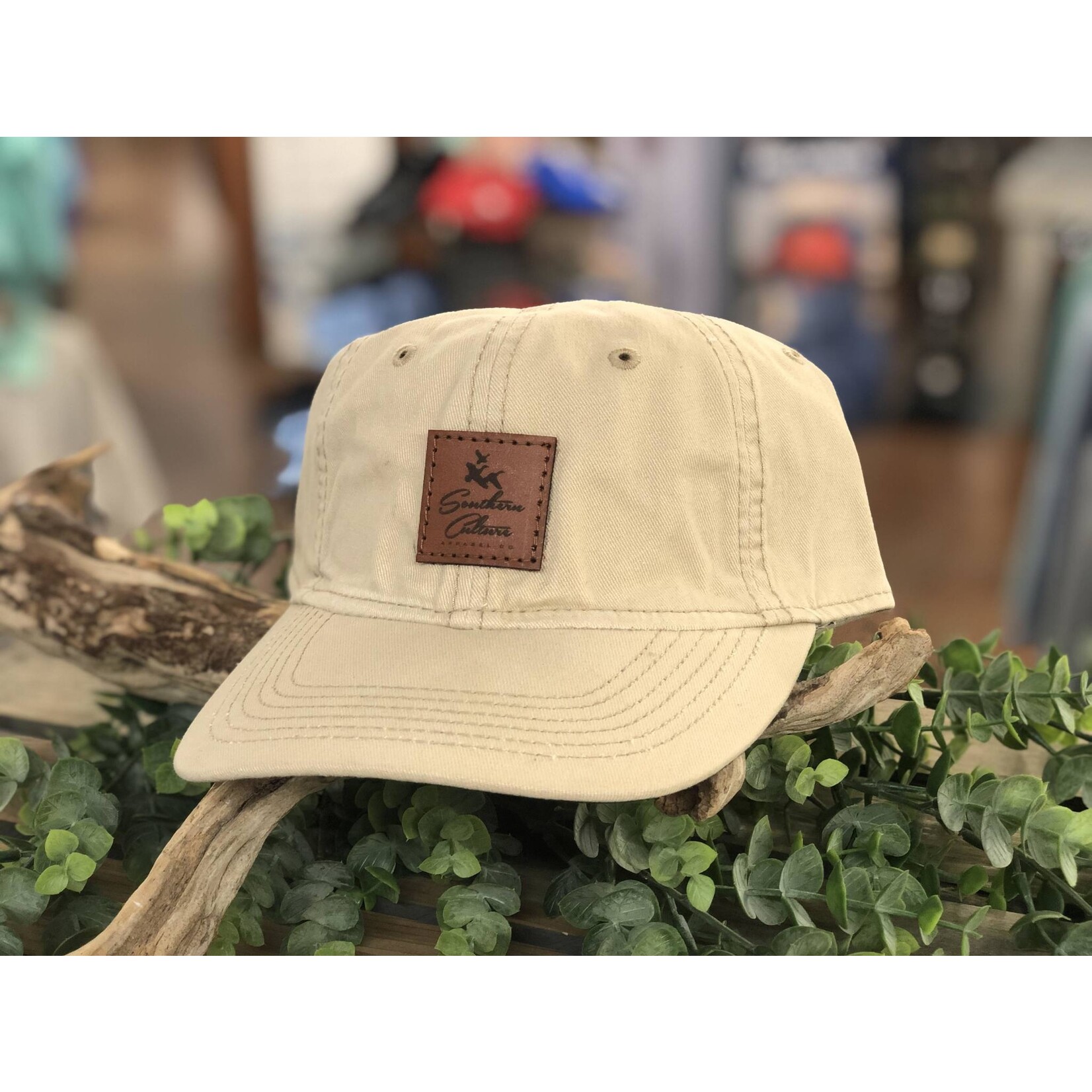 Southern Culture Southern Culture Unstructured Small Duck Leather Patch Hat