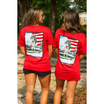 Huck Outdoors Huck Outdoors Red, White, & Woodie S/S TEE Shirt