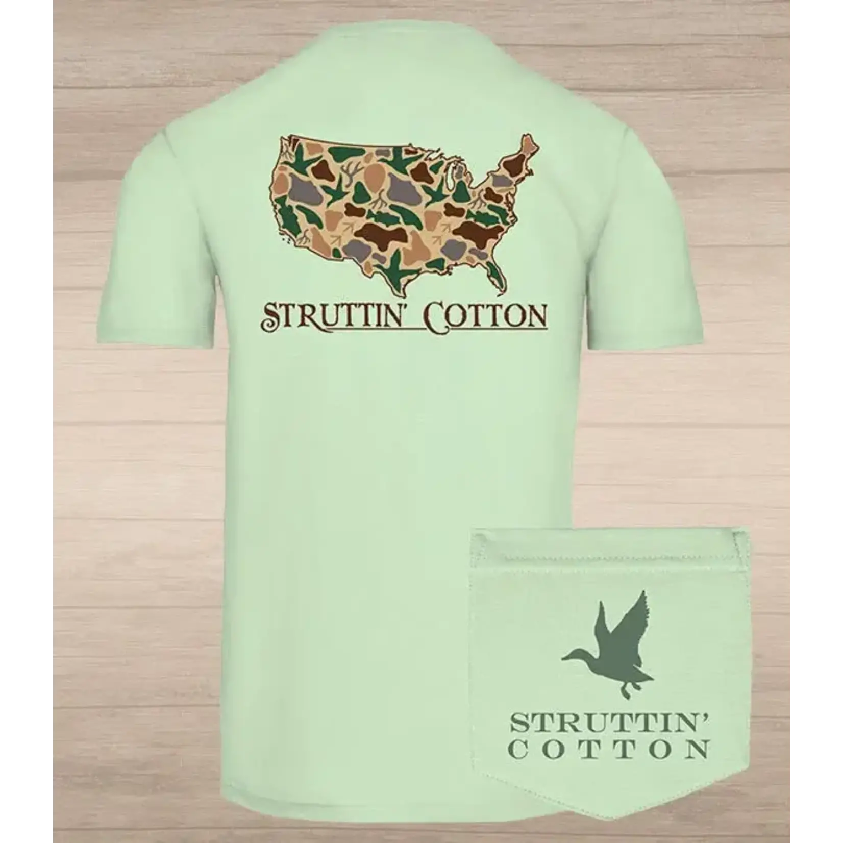Struttin' Cotton Struttin' Cotton United States Standout Camo S/S TEE Shirt