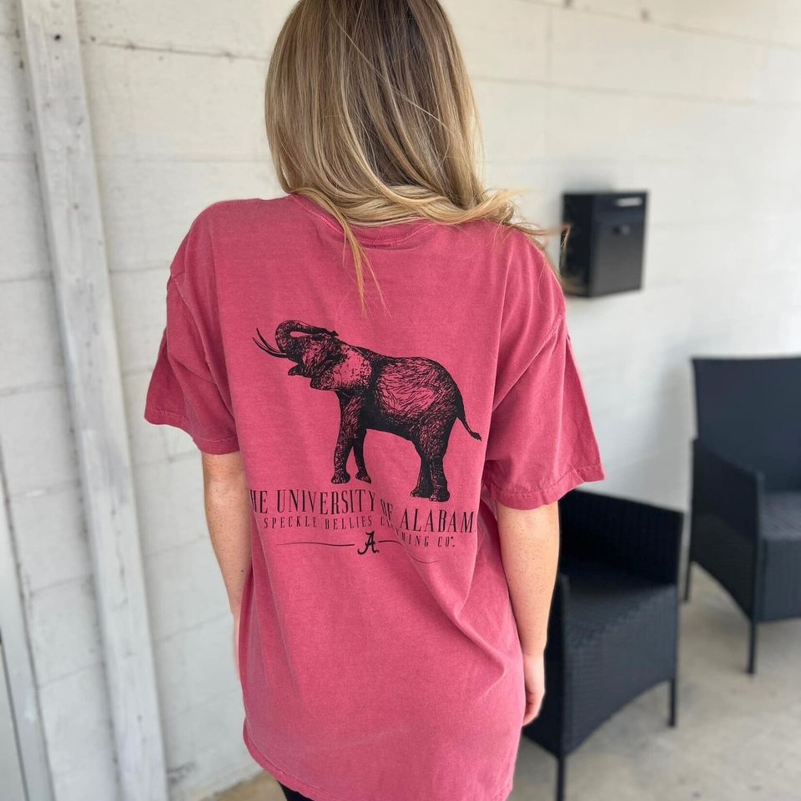 Speckle Bellies Speckle Bellies Alabama Bama Elephant S/S TEE Shirt