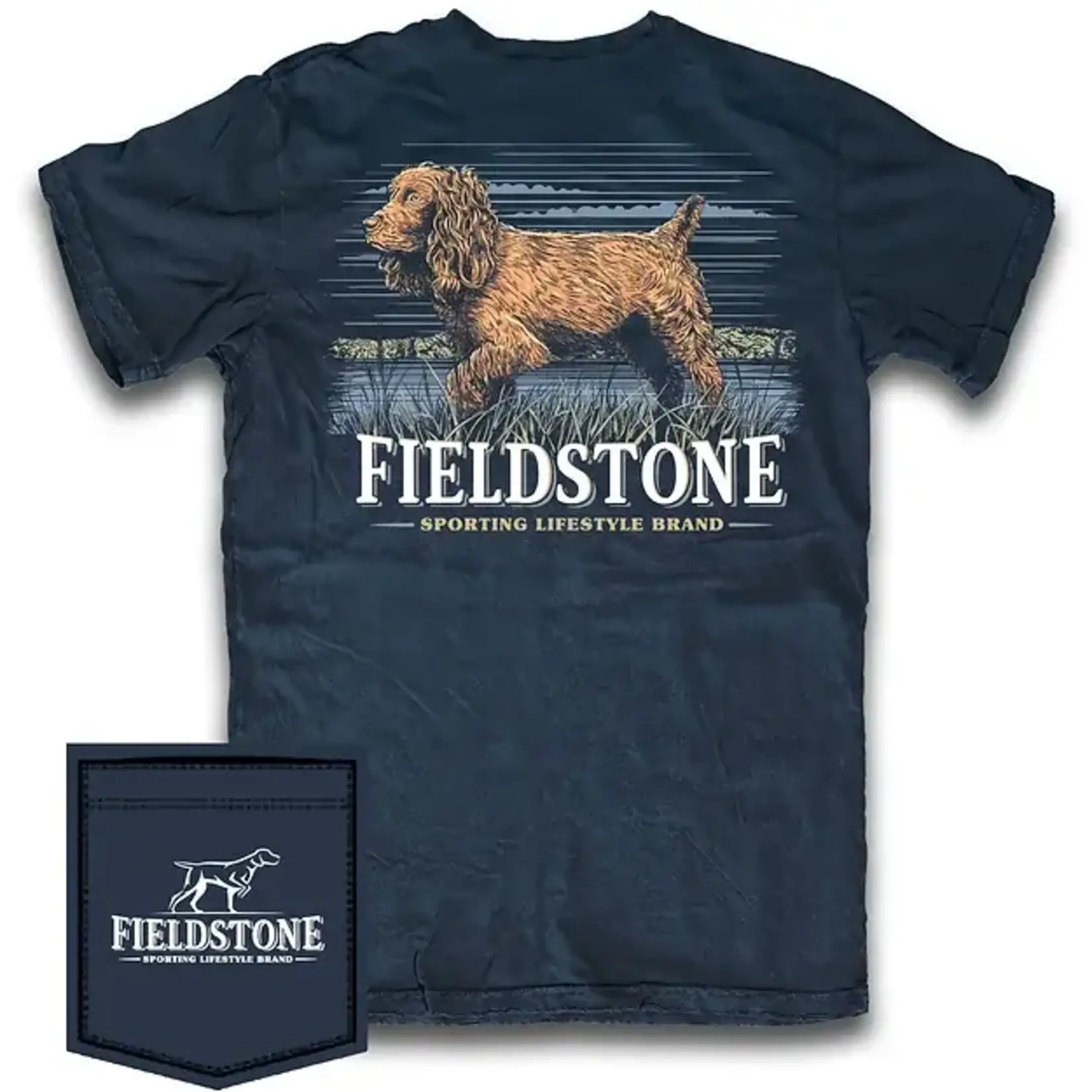 Fieldstone Fieldstone Outdoors Boykin in Grass S/S TEE Shirt