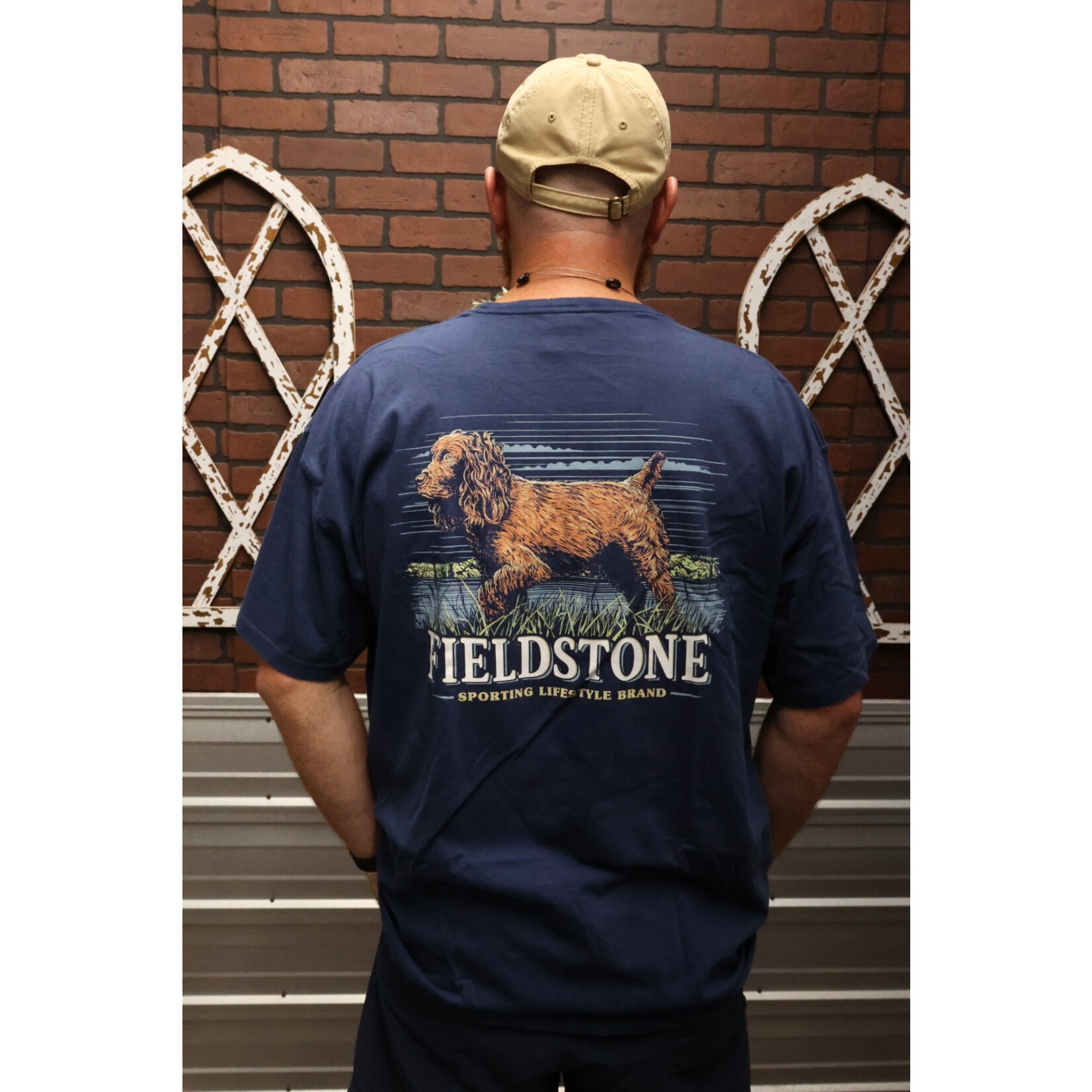 Fieldstone Fieldstone Outdoors Boykin in Grass S/S TEE Shirt