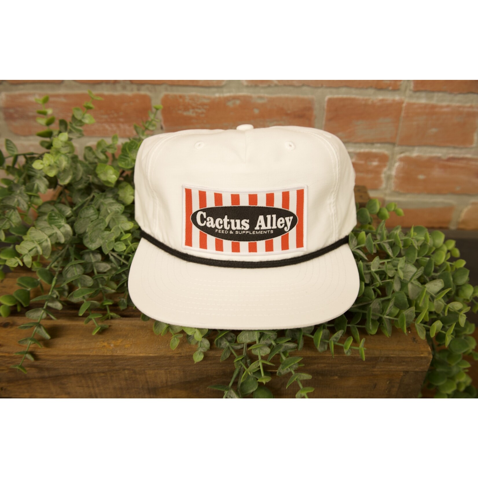 Cactus Alley Cactus Alley Feed-Sack Patch Rope Snapback Hat