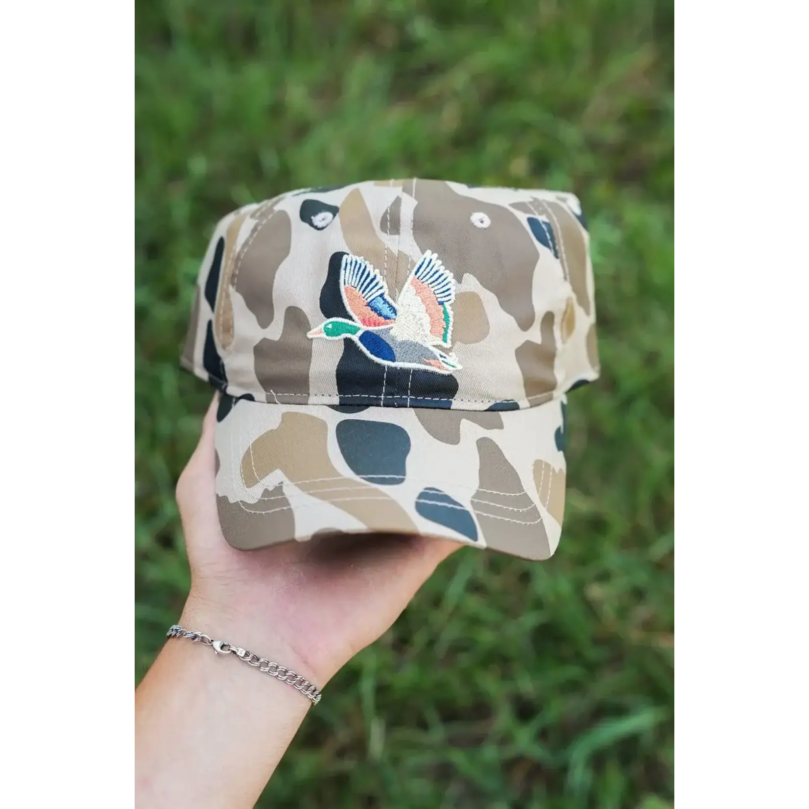 Burlebo Apparel Burlebo Apparel Retro Camo Duck Unstructured Hat