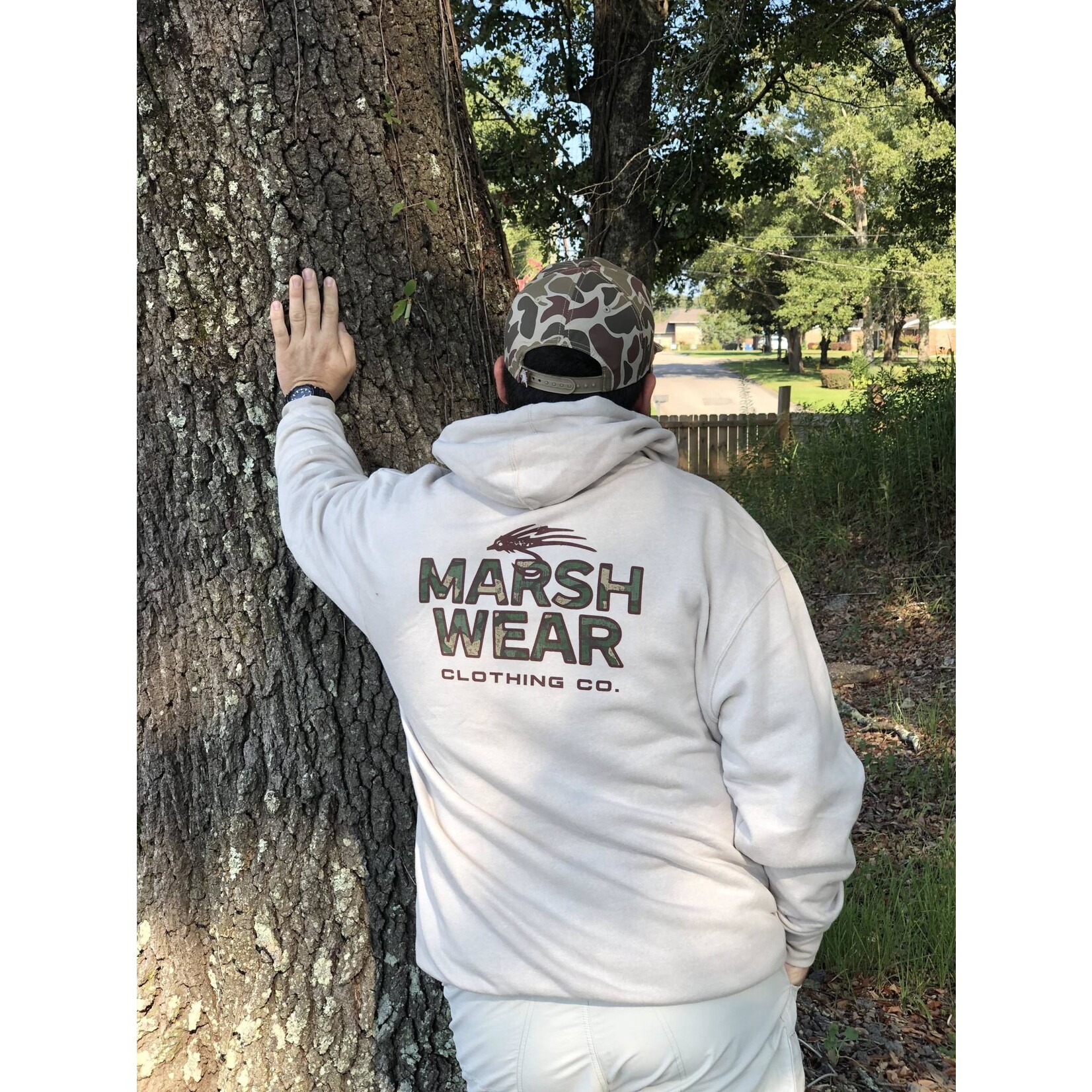 Marsh Wear Marsh Wear Apparel Men's Fly Patch Pullover Hooded Jacket