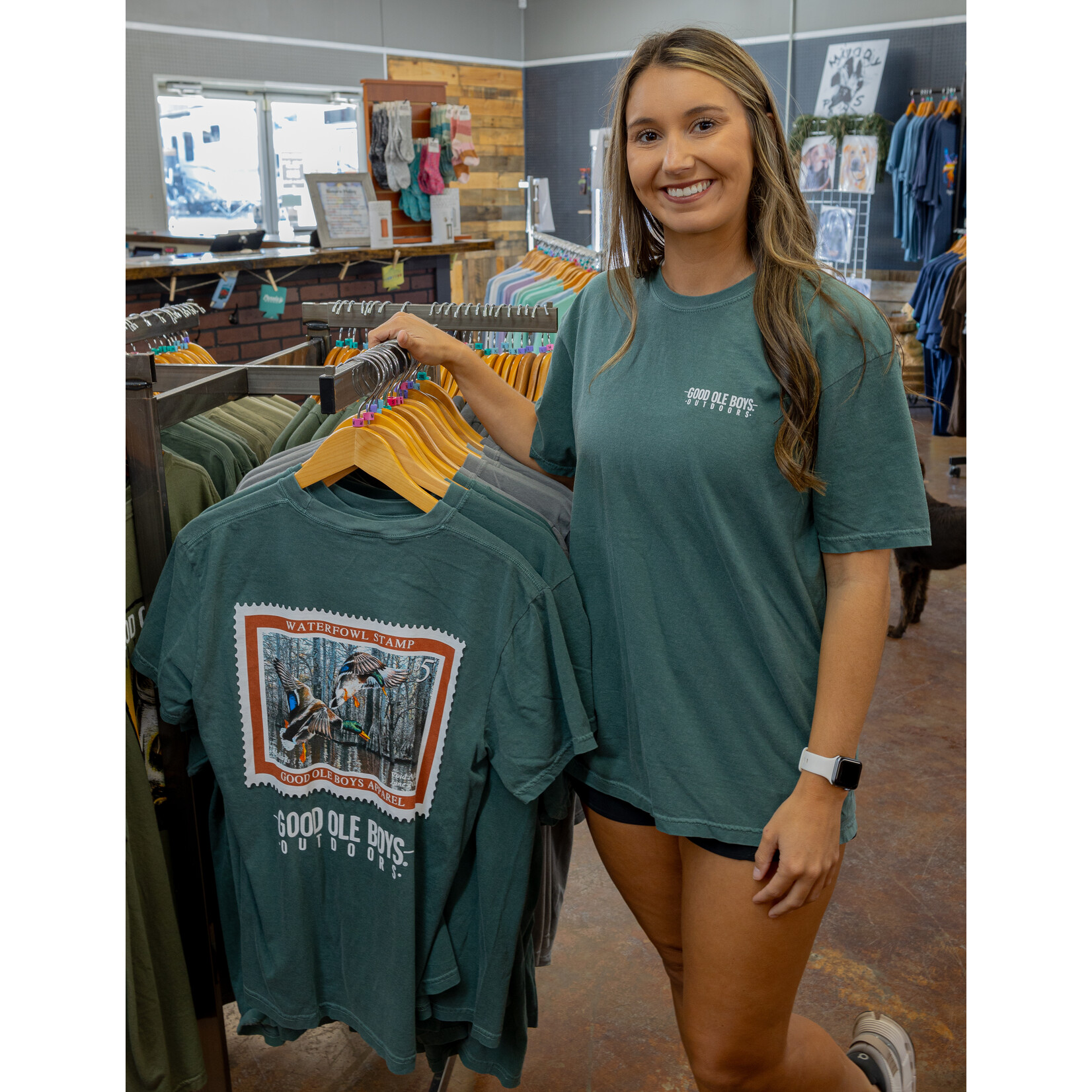 Good OLE Boys Outdoors Good OLE Boy Outdoors Mallard Stamp S/S TEE Shirt