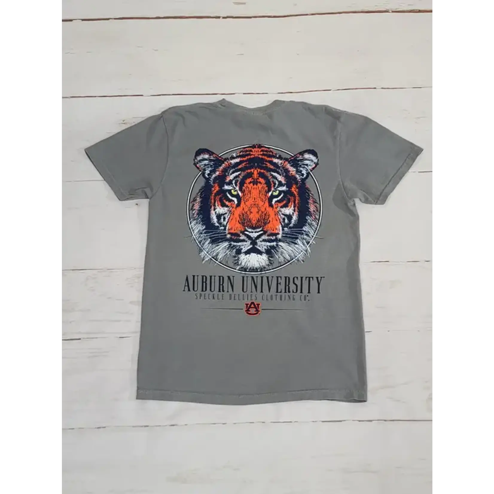 Speckle Bellies Speckle Bellies Auburn Tiger Head S/S TEE Shirt