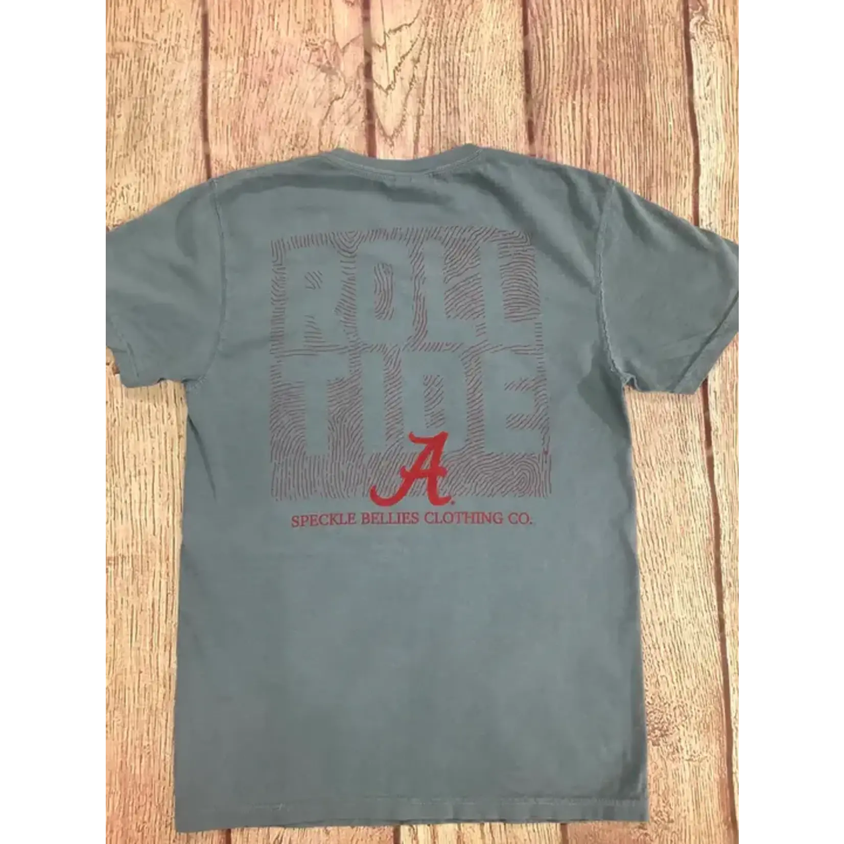 Speckle Bellies Speckle Bellies Roll Tide ID Print S/S TEE Shirt