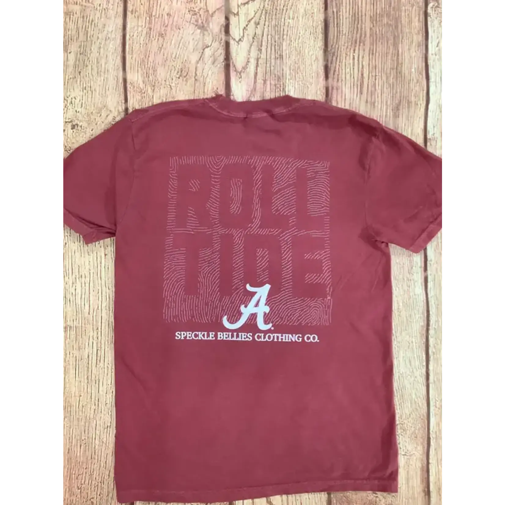 Speckle Bellies Speckle Bellies Roll Tide ID Print S/S TEE Shirt