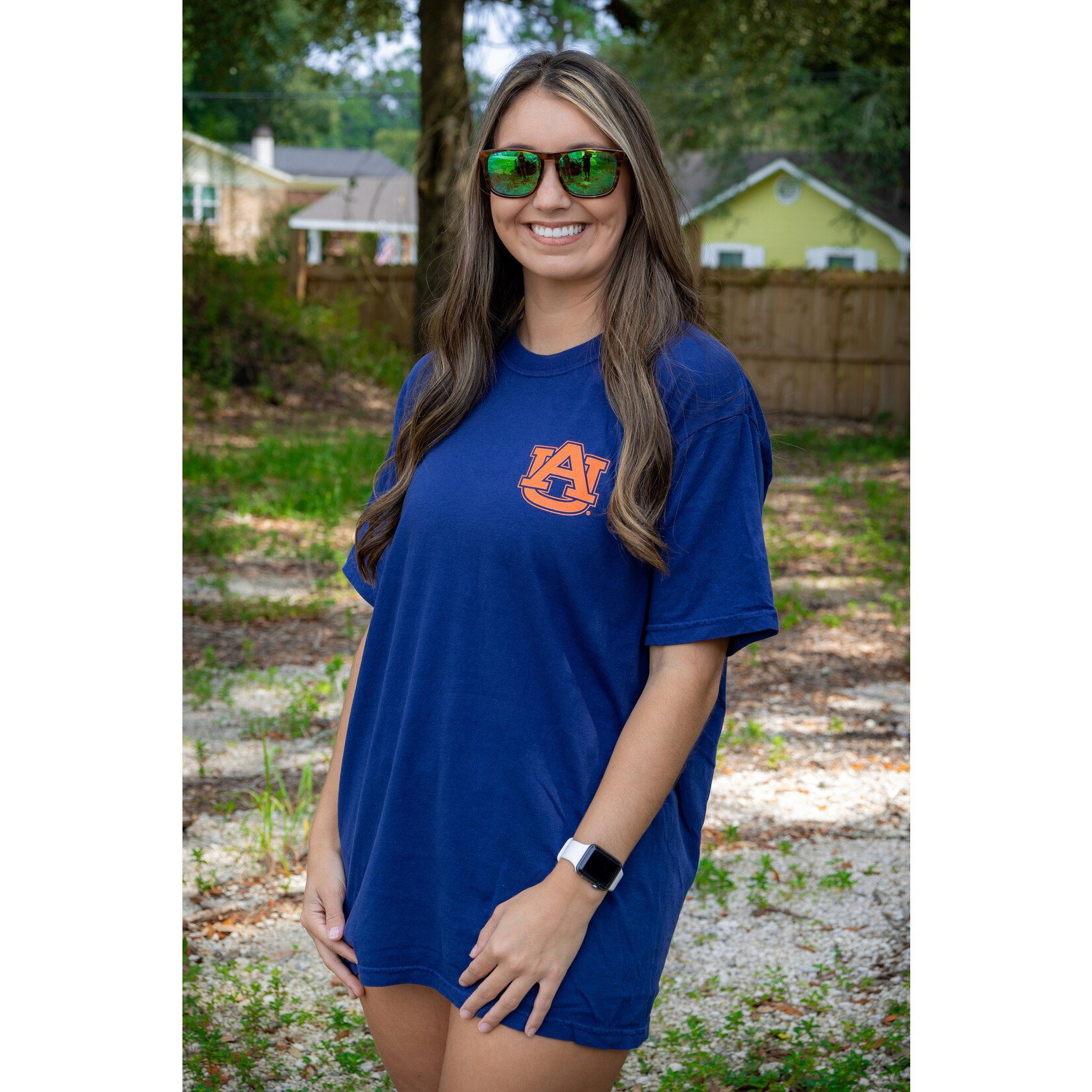 Speckle Bellies Speckle Bellies War Eagle Aubie S/S TEE Shirt