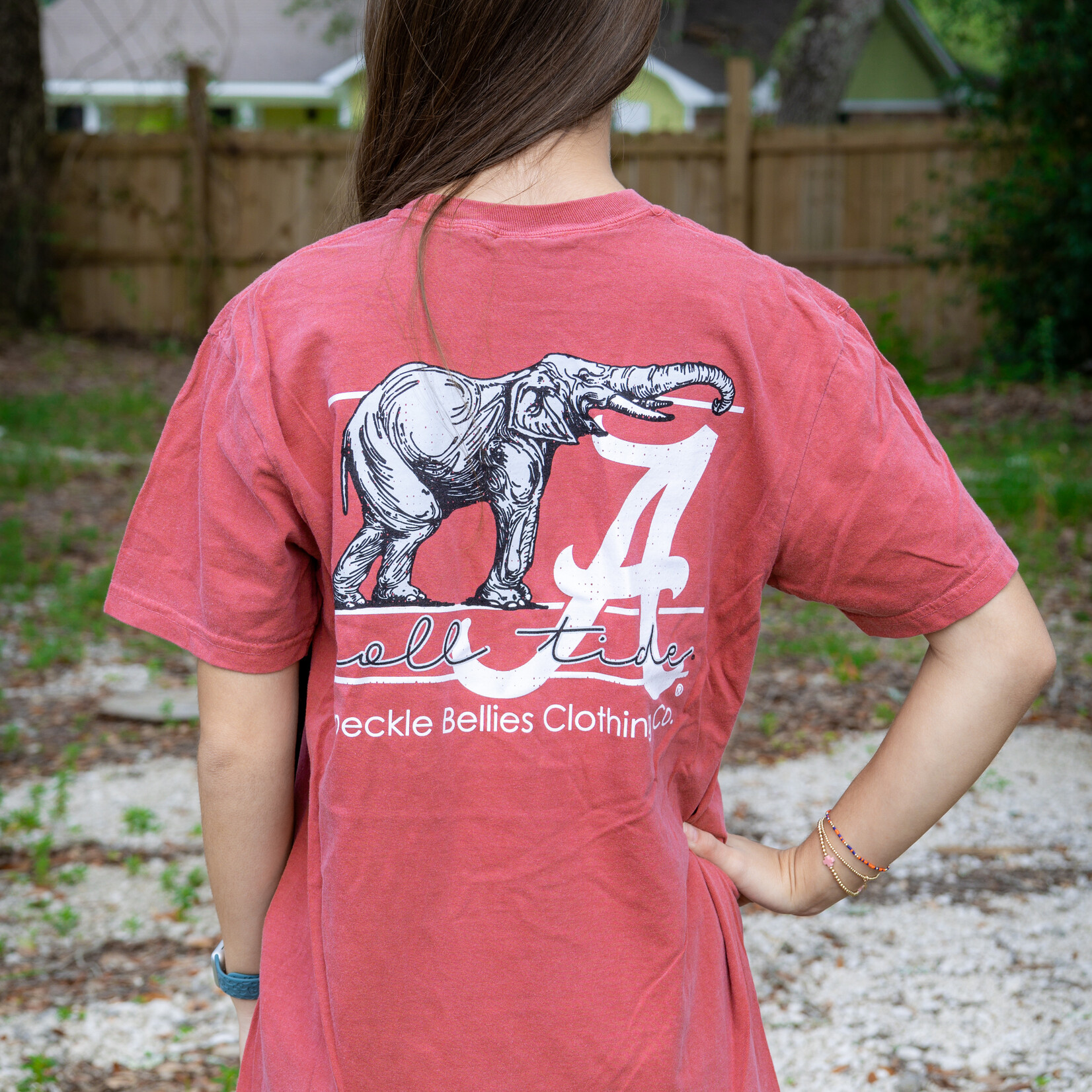 Alabama Tailgate Pocket Tee – Speckle Bellies