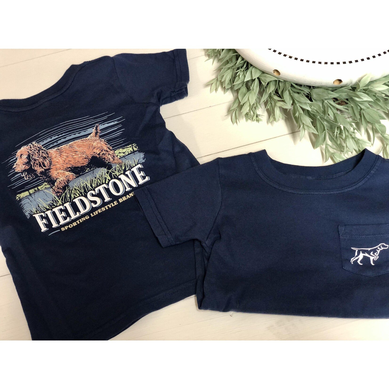 Fieldstone Fieldstone Apparel Youth Boykin in Grass S/S TEE Shirt