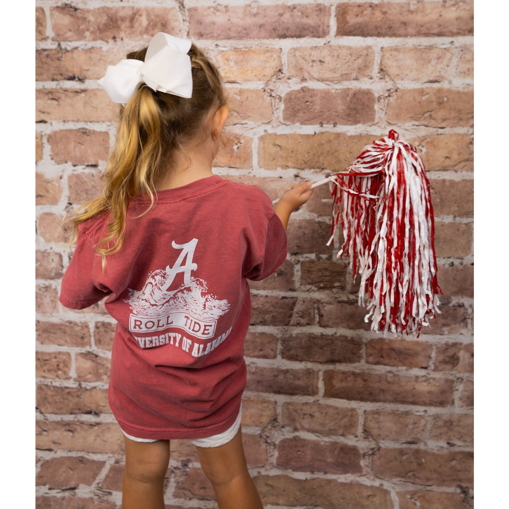 Speckle Bellies Speckle Bellies Youth Roll Tide Ride the Waves S/S TEE Shirt