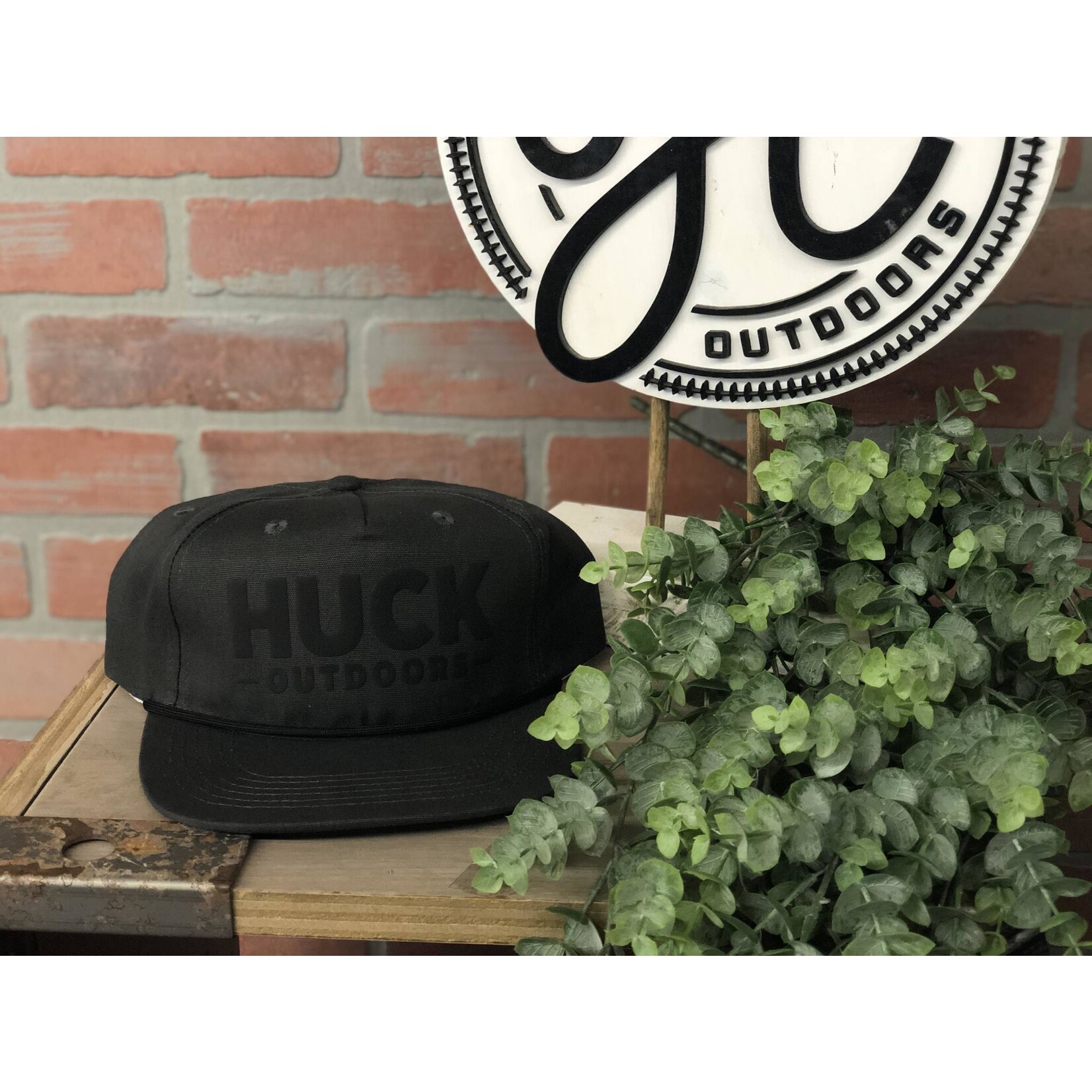 Huck Outdoors Huck Outdoors Huck Logo Rope Snapback Hat