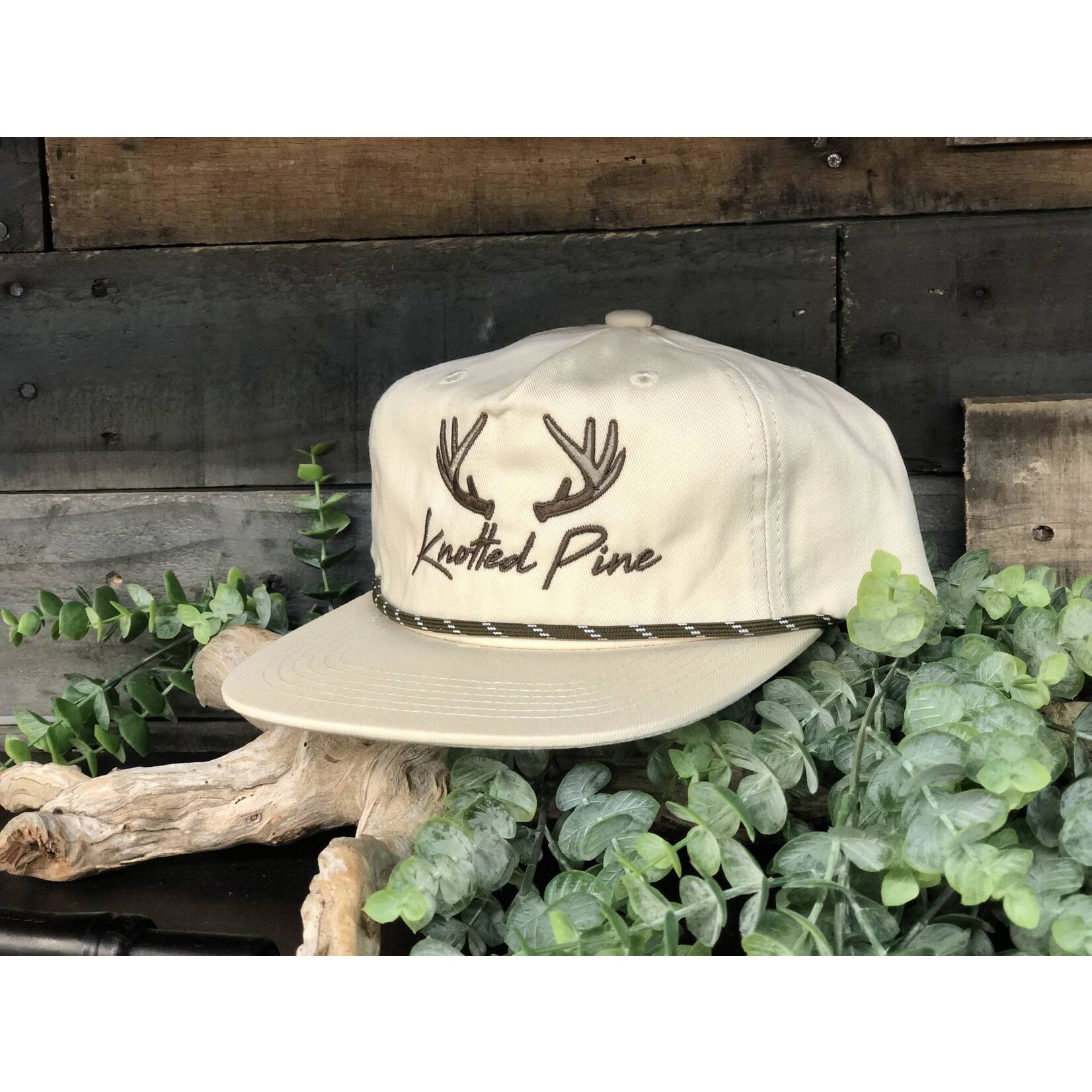 Knotted Pine Knotted Pine Antlers Rope Snapback Hat