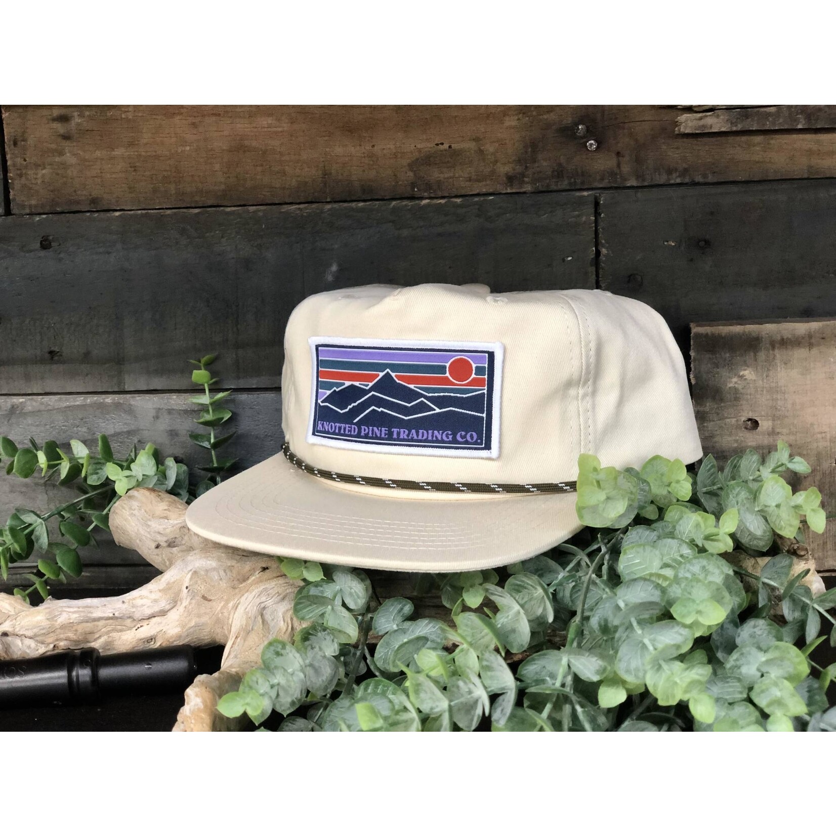 Knotted Pine Knotted Pine Retro Mountains Rope Snapback Hat