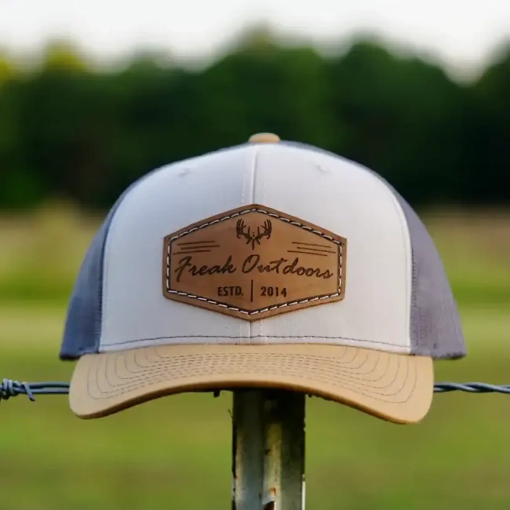 Freak Outdoors Freak Outdoors Topeka Leather Patch Snapback Hat