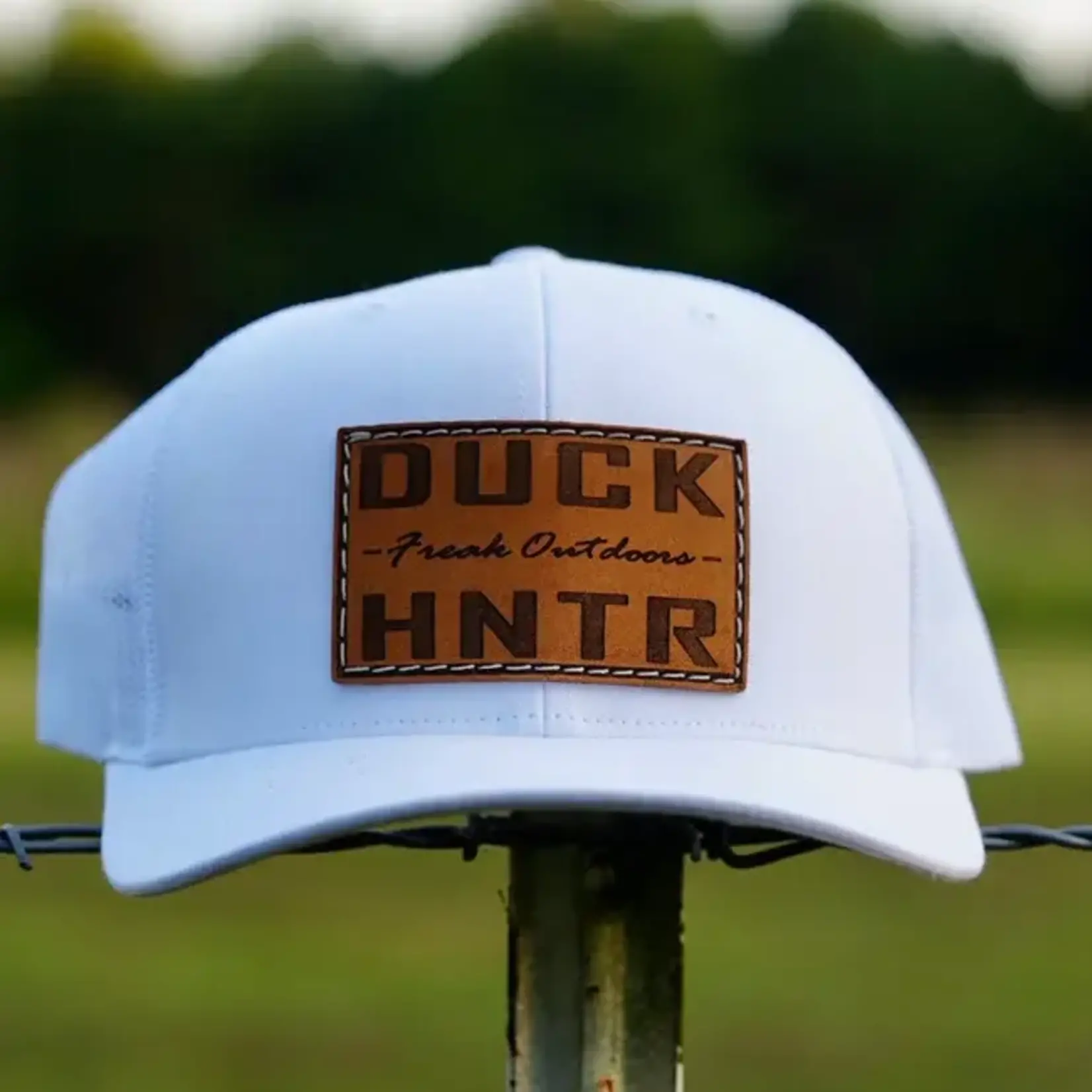 Freak Outdoors Freak Outdoors Duck HNTR Leather Patch Snapback Hat