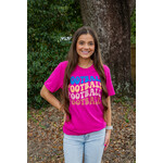 FAIRE Women's Graphic TEE'S Gameday Women's Football Wavy Repeat Graphic S/S TEE Shirt