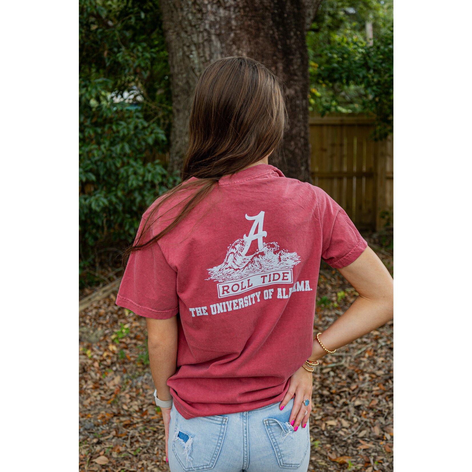 Speckle Bellies Speckle Bellies Roll Tide Waves S/S TEE Shirt