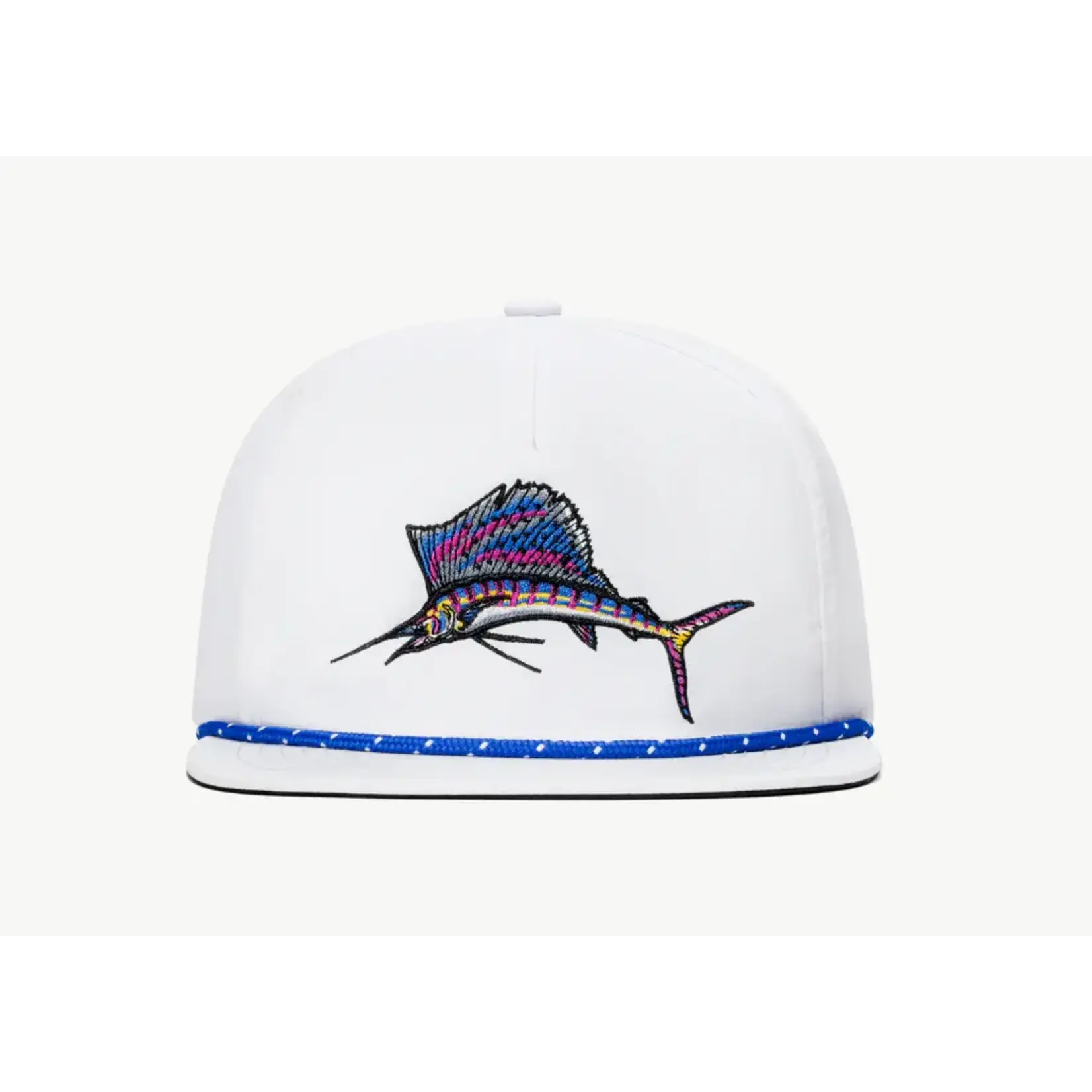 BAJIO Bajio Sailfish Performance Flat Brim Rope Snapback Hat