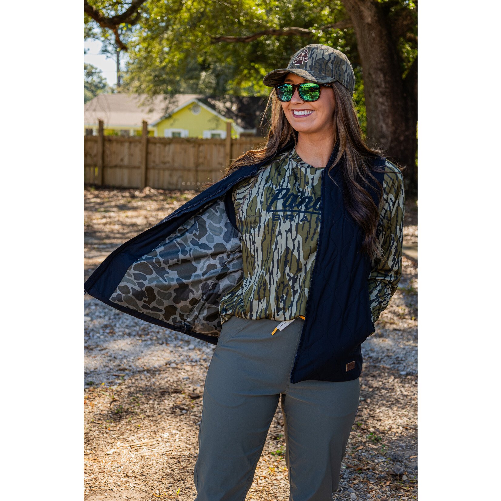 Panola Brand Panola Brand Men's Mossy Oak Performance Tech L/S TEE Shirt