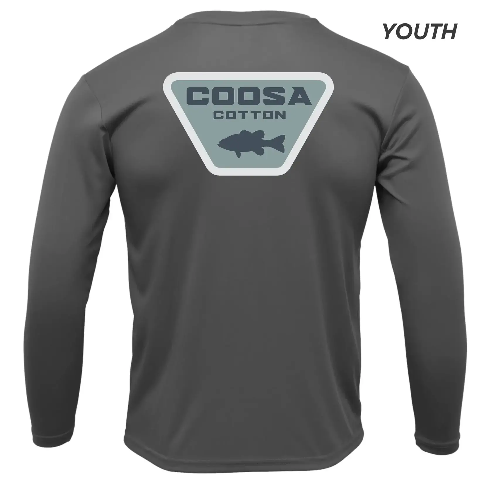 Coosa Cotton Coosa Cotton Youth Patch Logo Performance L/S Shirt