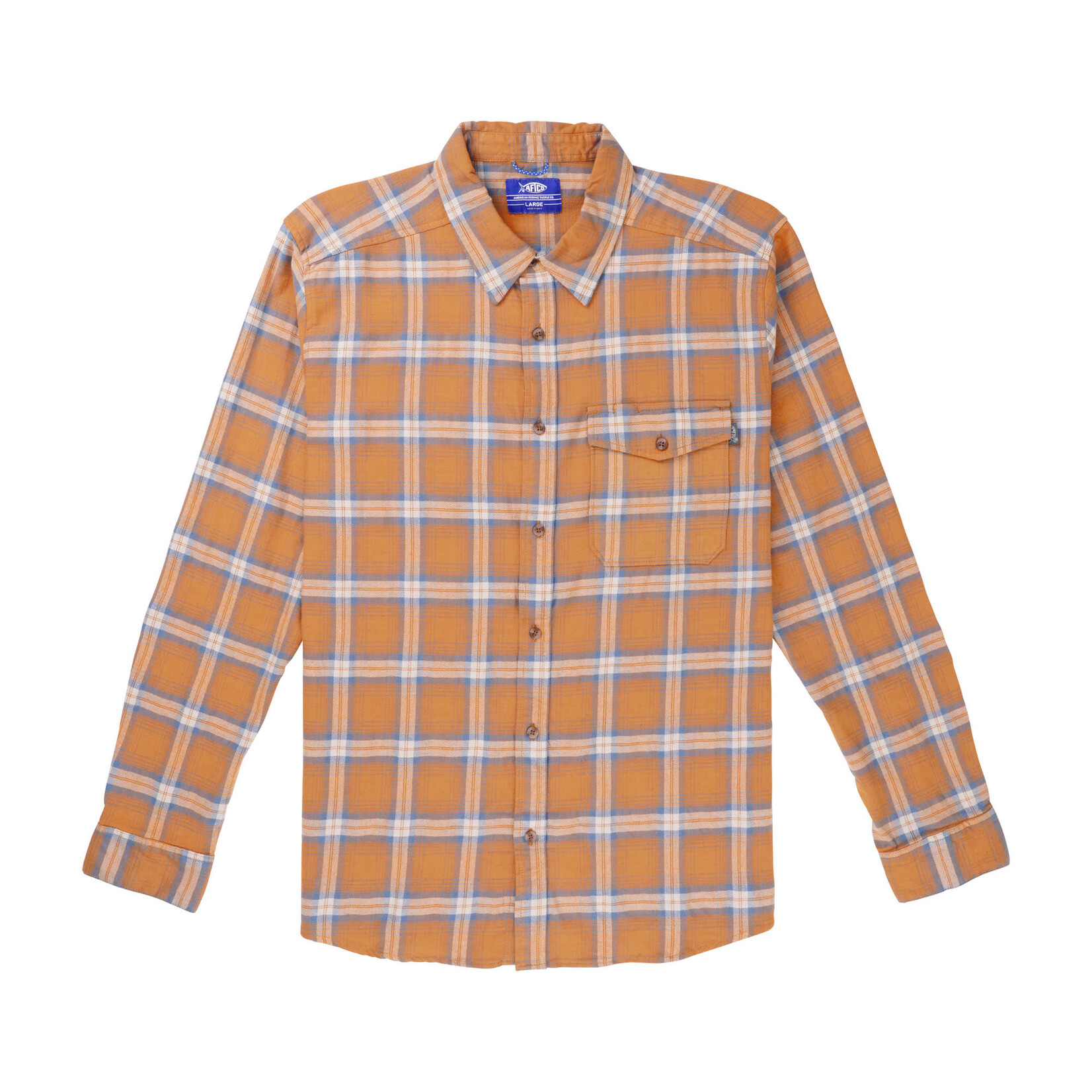 Aftco Aftco Men's Lager flannel Button Down L/S Shirt