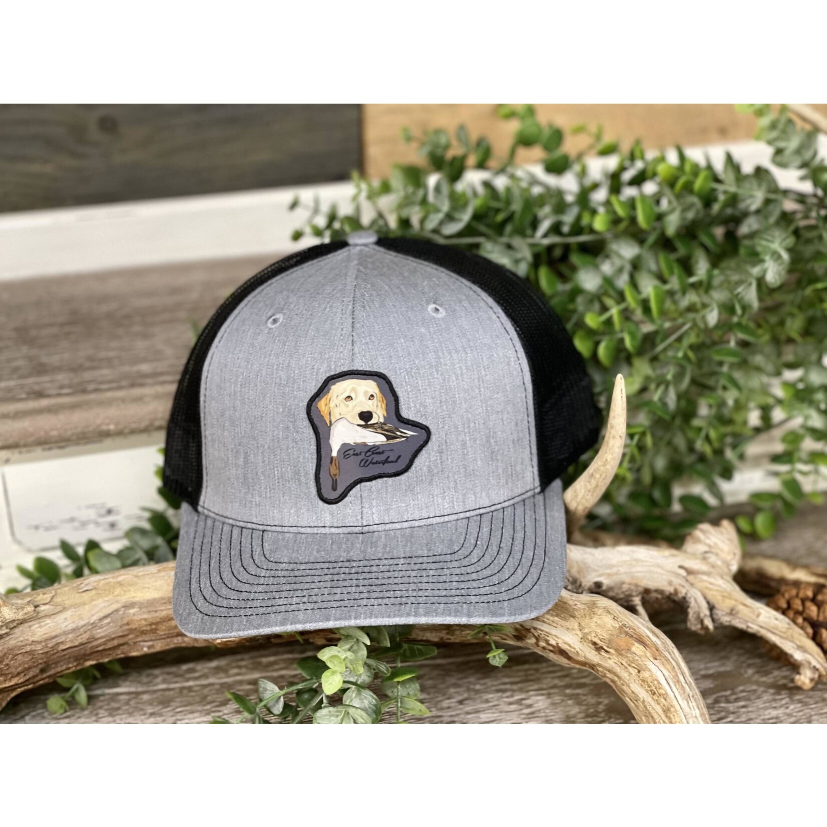 East Coast Waterfowl The Companion Yellow Lab Patch Snapback Hat