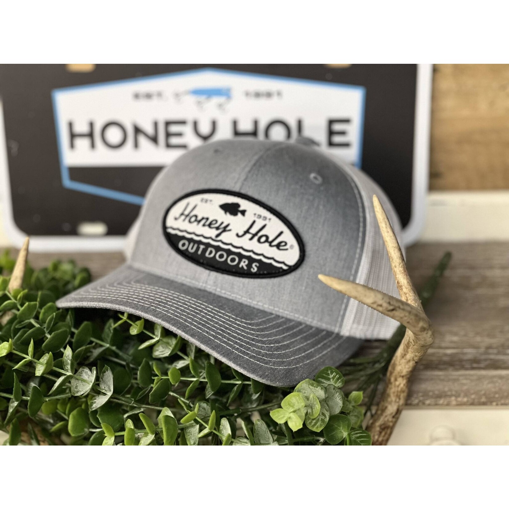 Honey Hole Outdoors Honey Hole Outdoors Oval Crappie Patch Snapback Hat