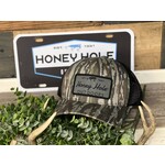 Honey Hole Outdoors Honey Hole Outdoors Grey OG REC Logo Patch Snapback Hat