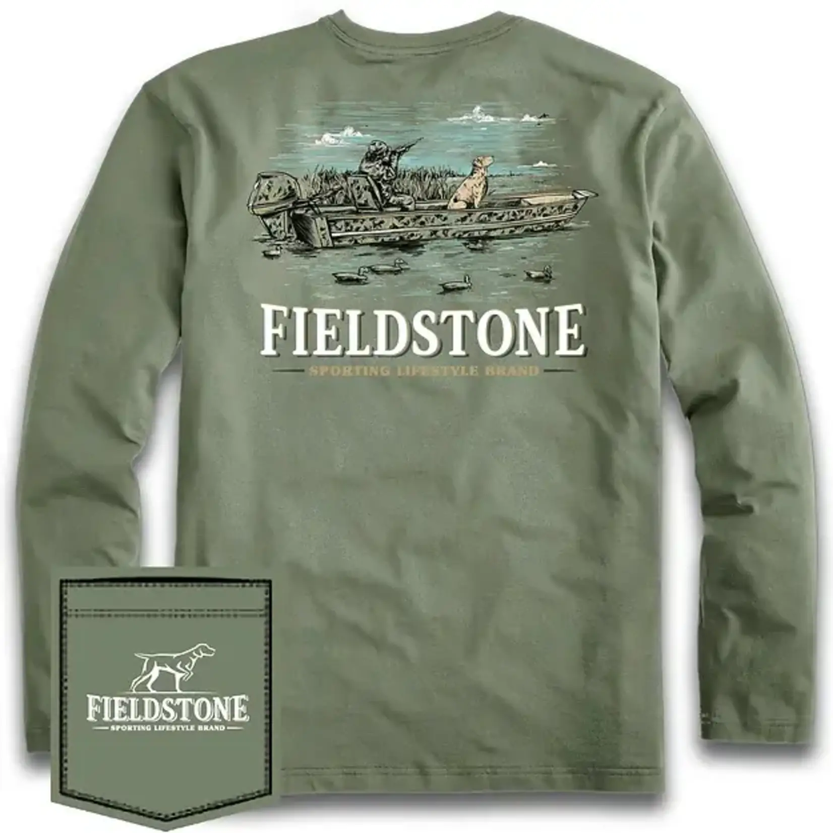 Fieldstone Fieldstone Apparel Men's Duck Boat L/S TEE Shirt