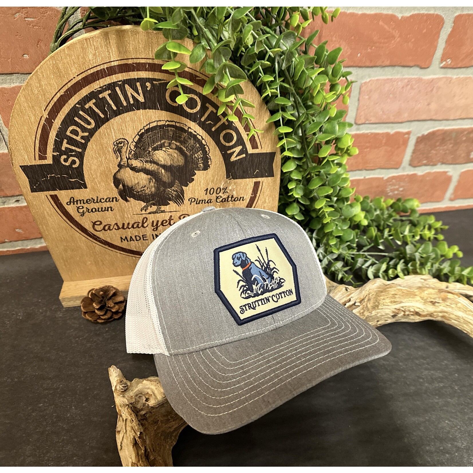 Struttin' Cotton Struttin' Cotton Lab Patch Trucker Hat