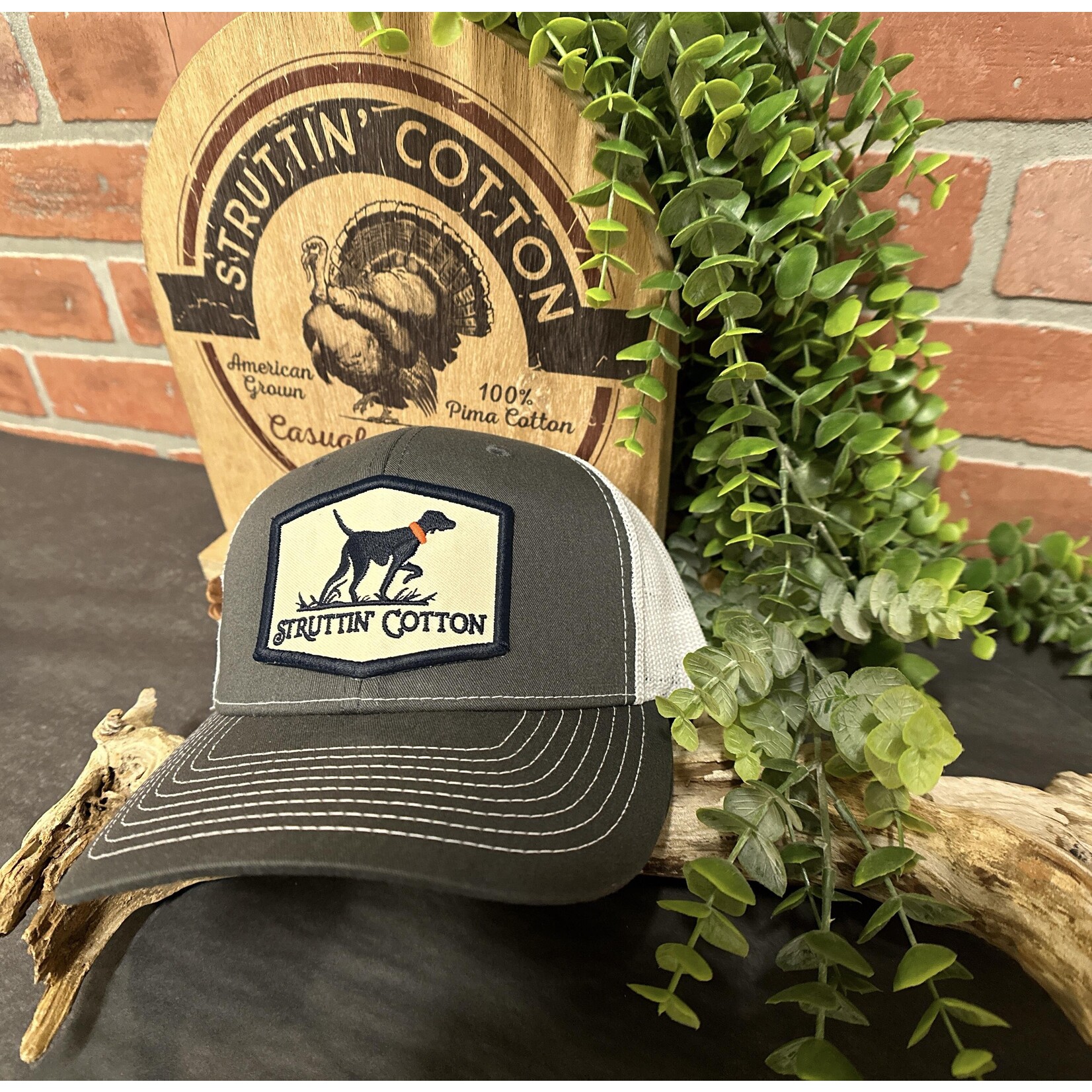 Struttin' Cotton Struttin' Cotton Pointer Patch Trucker Hat