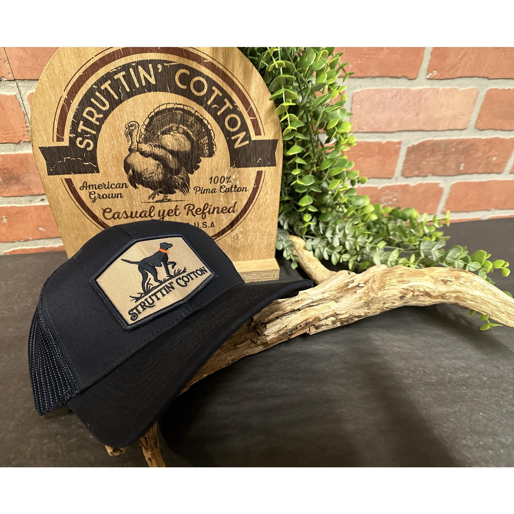 Struttin' Cotton Struttin' Cotton Pointer Patch Trucker Hat