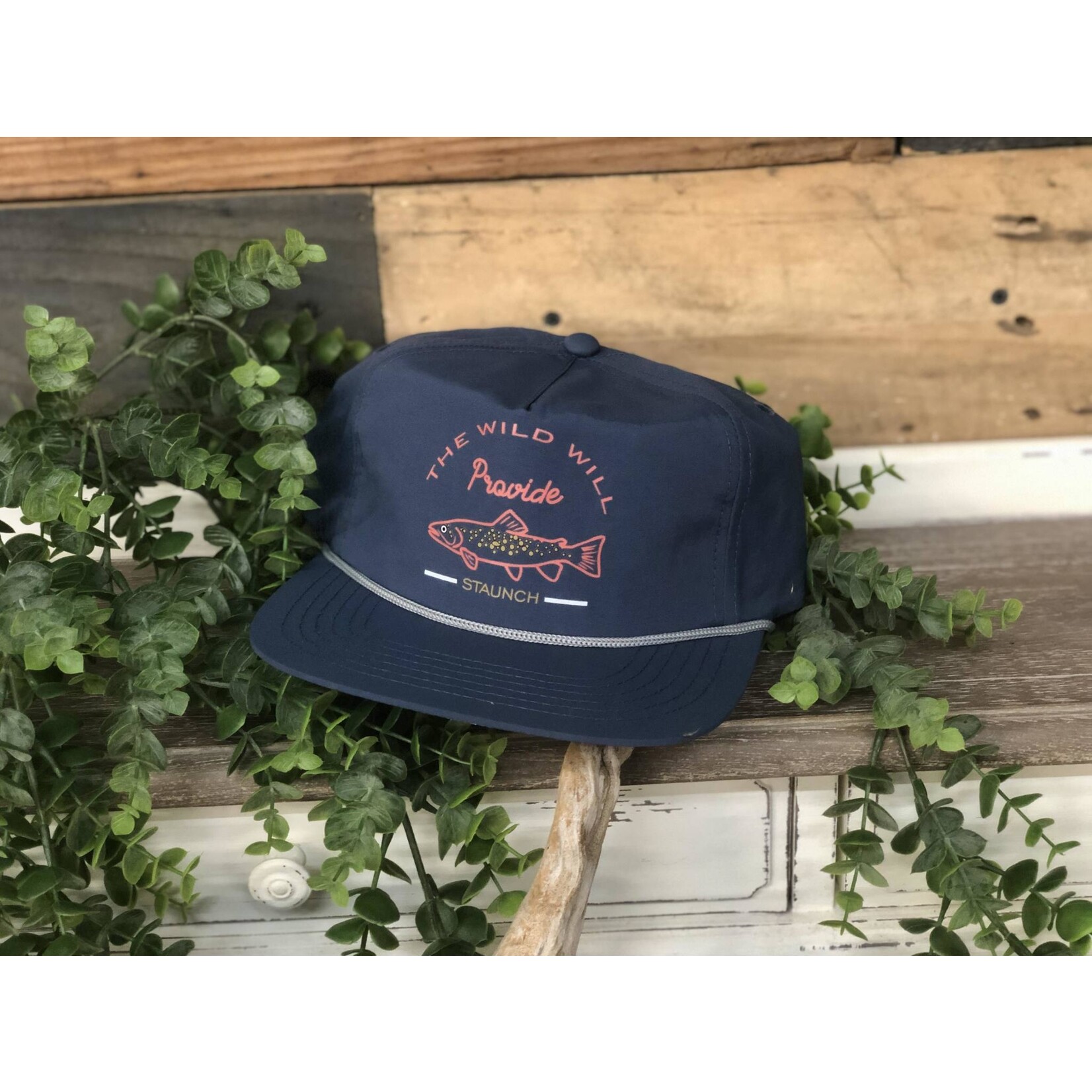 Staunch Staunch The Wild will Provide Rope Snapback Hat