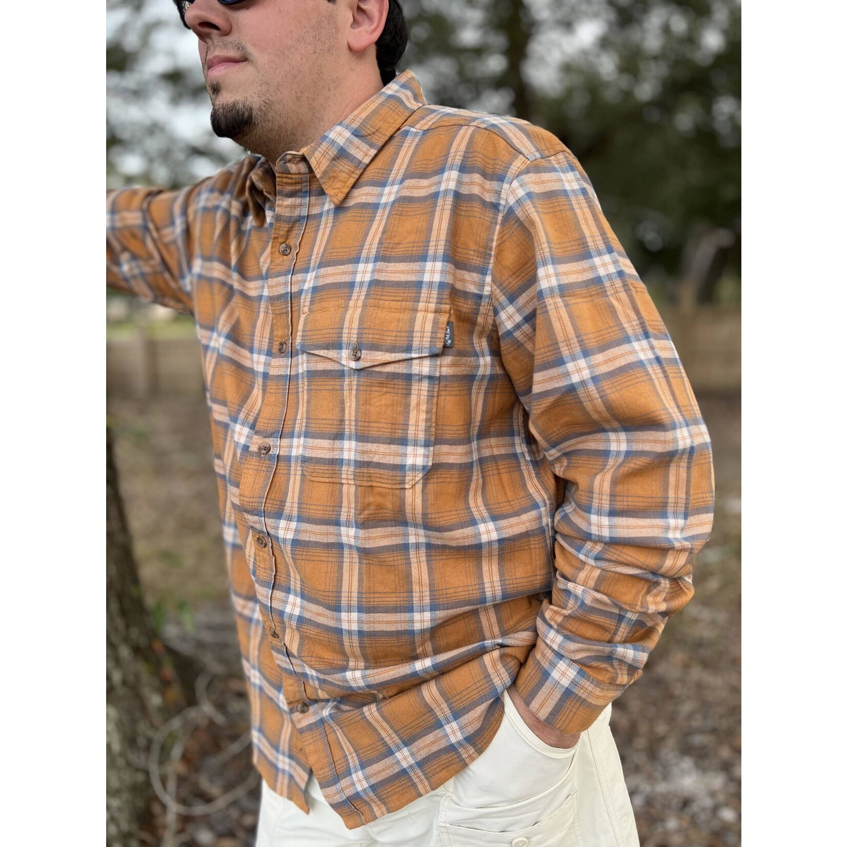 Aftco Aftco Men's Lager flannel Button Down L/S Shirt