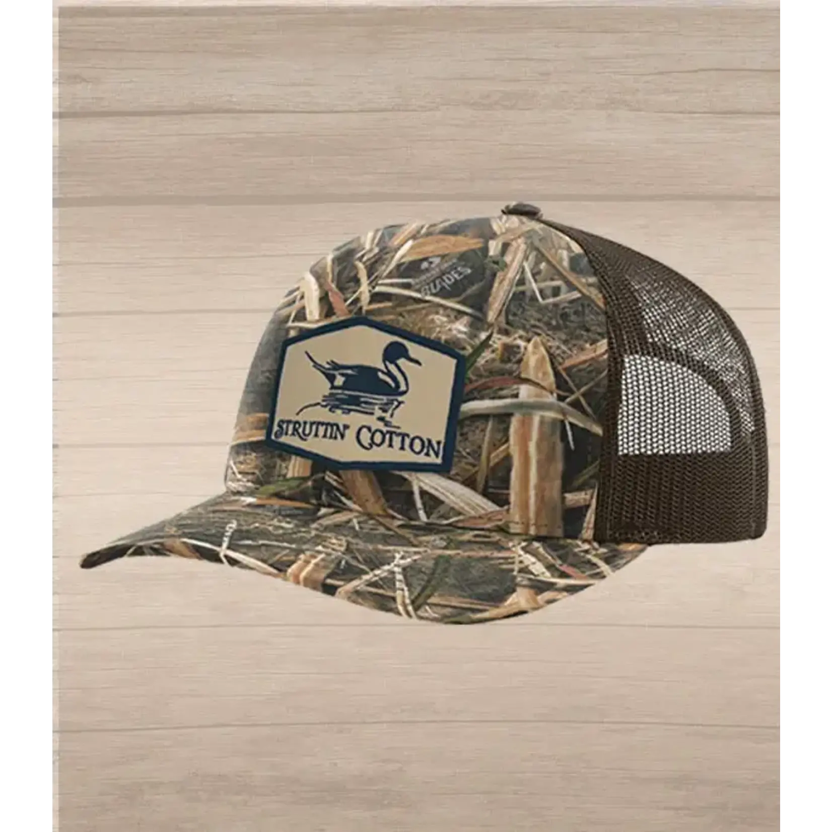 Struttin' Cotton Struttin' Cotton Pintail Patch Trucker Snapback Hat