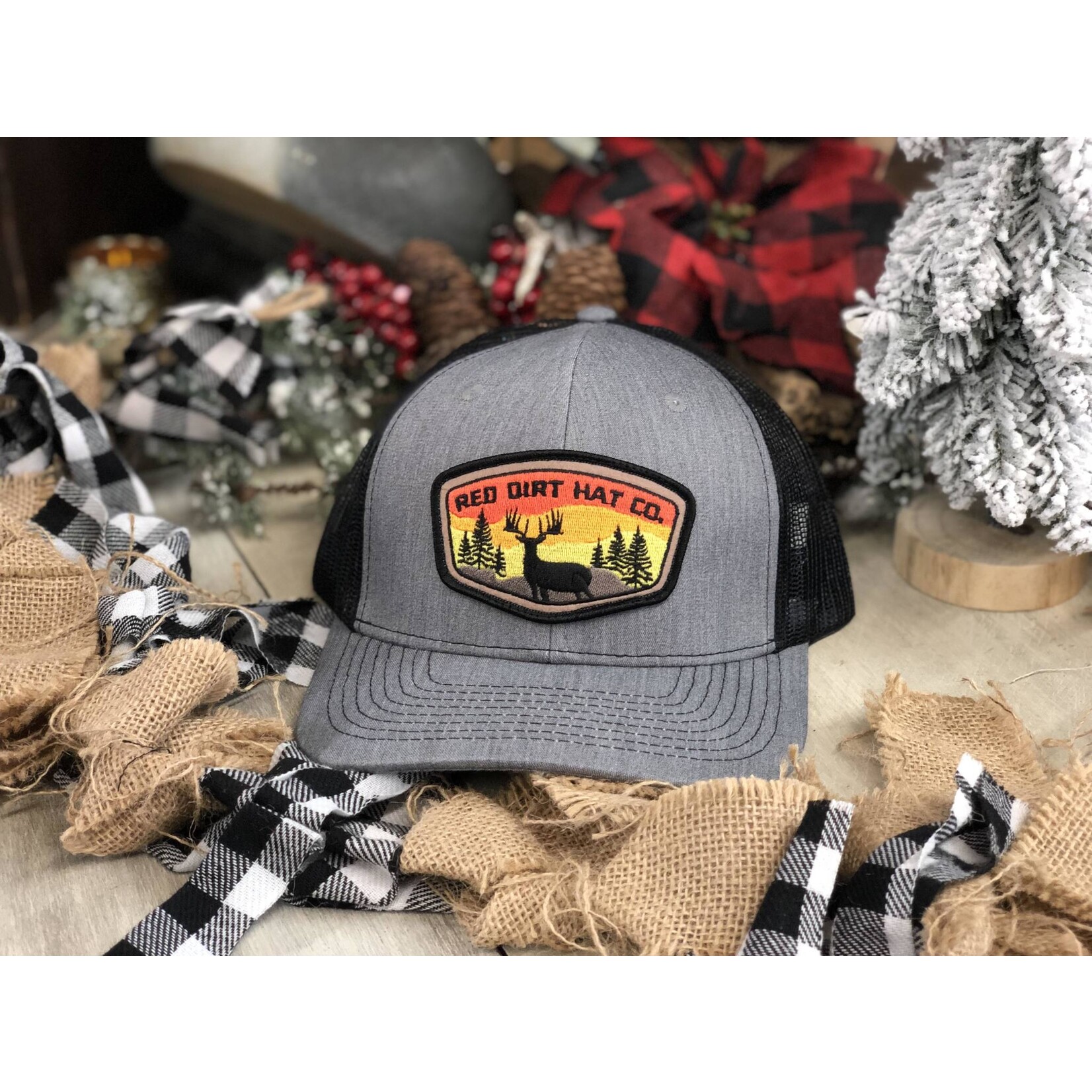 Red Dirt Hat Co. Red Dirt Hat Co. Deer Patch Snapback Hat