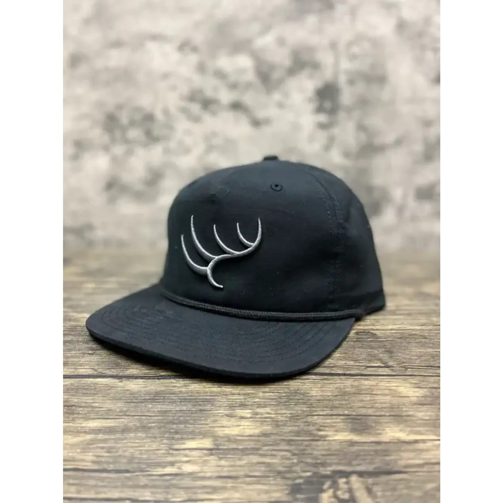 Hunt to Harvest Hunt to Harvest Embroidered Antler Logo Rope Snapback Hat