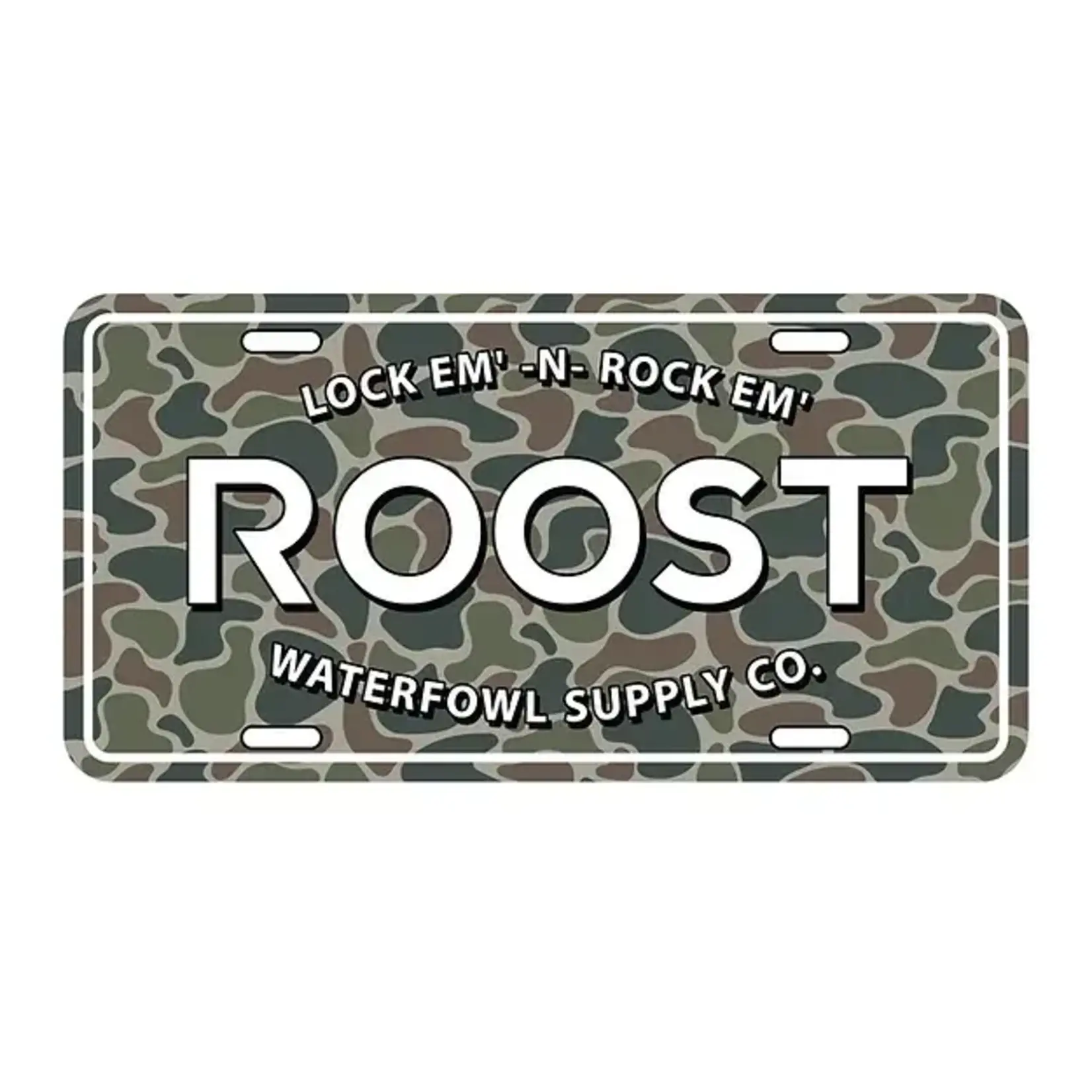 Roost Waterfowl Roost Waterfowl Roost License Plate