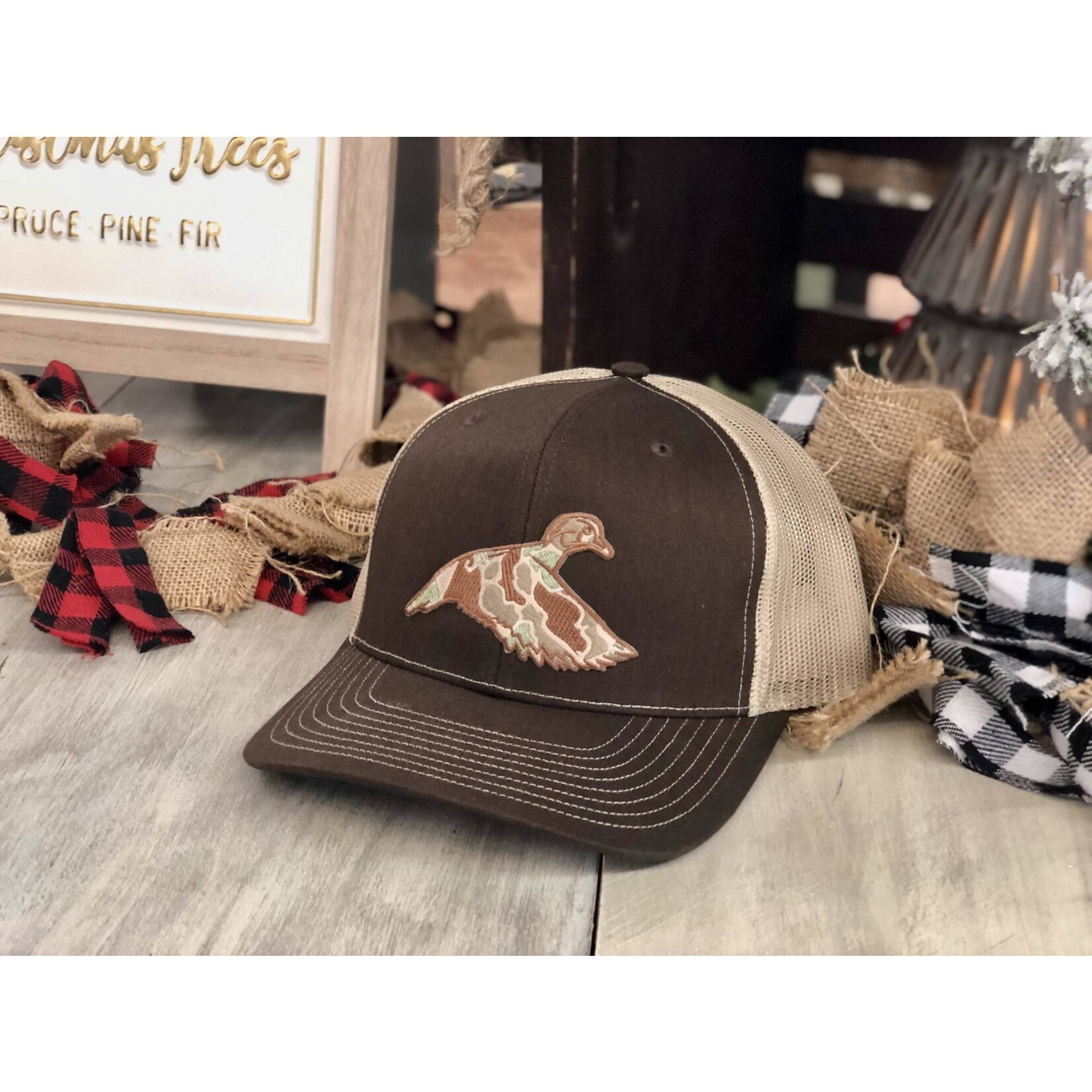 Dixie Fowl Company Dixie Fowl Hat Co. DFC Old School Camo Woodie Snapback Hat