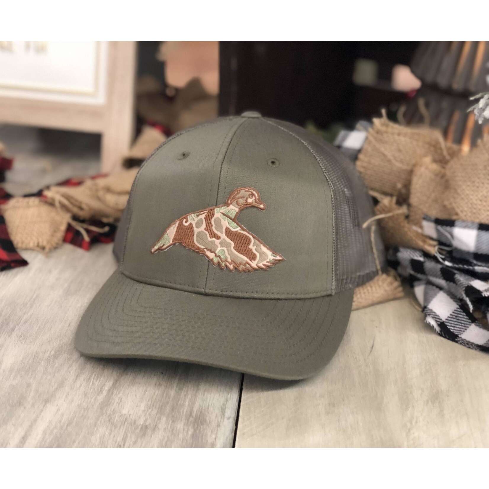 Dixie Fowl Company Dixie Fowl Hat Co. DFC Old School Camo Woodie Snapback Hat