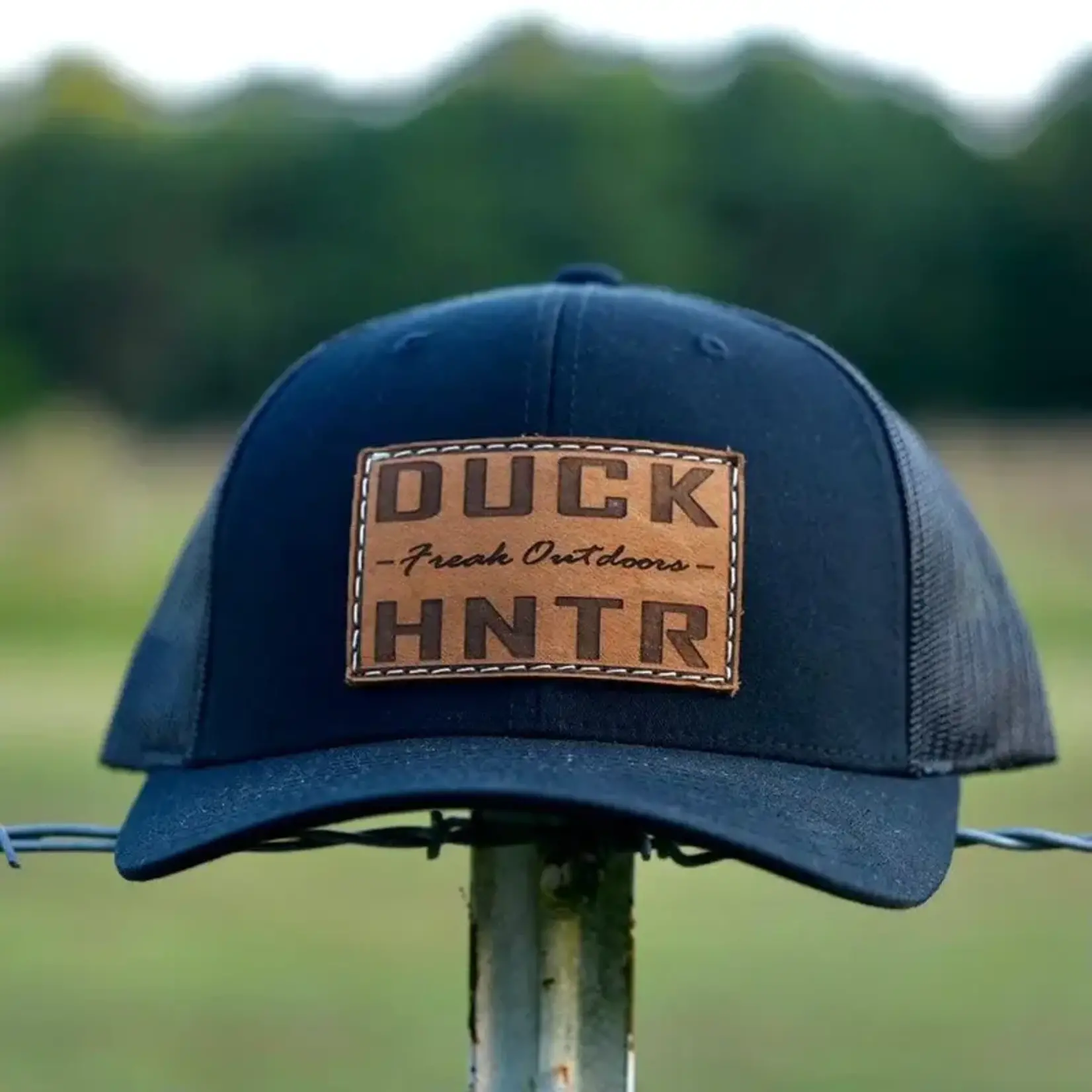 Freak Outdoors Freak Outdoors Duck HNTR Leather Patch Snapback Hat