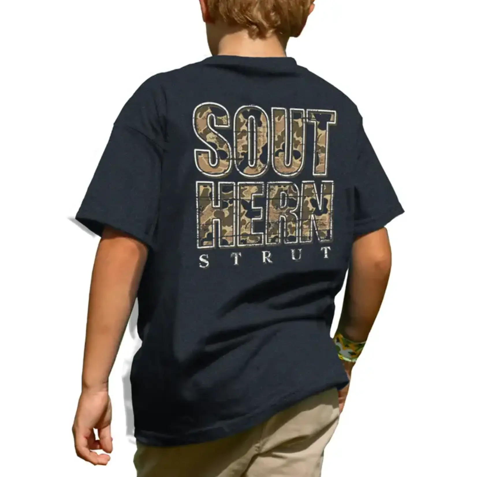 Southern Strut Southern Strut Youth Southern Camo S/S TEE Shirt