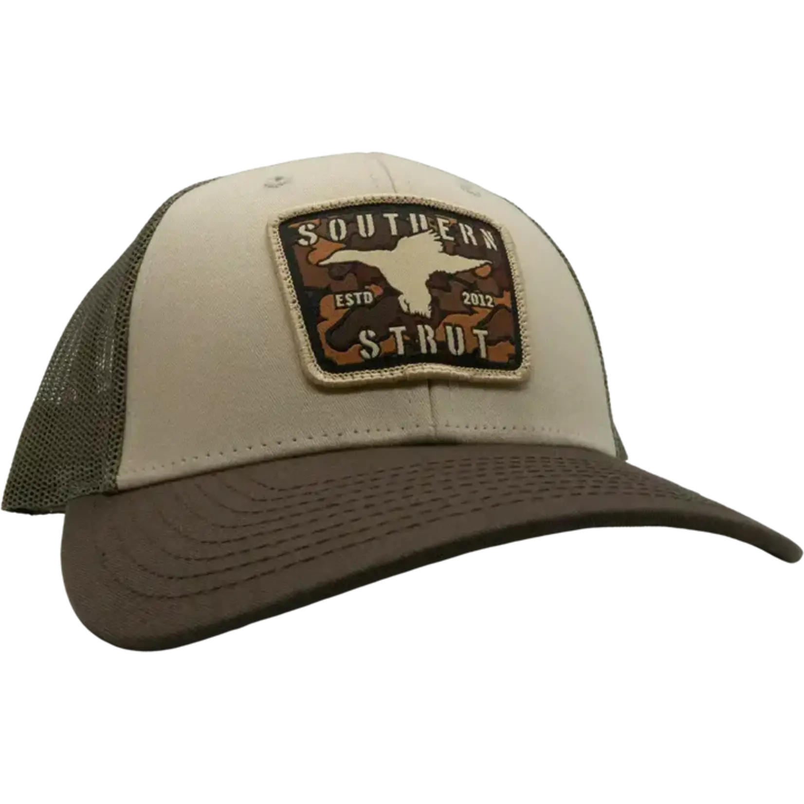 Southern Strut Southern Strut Camo Duck Woven Patch Snapback Hat