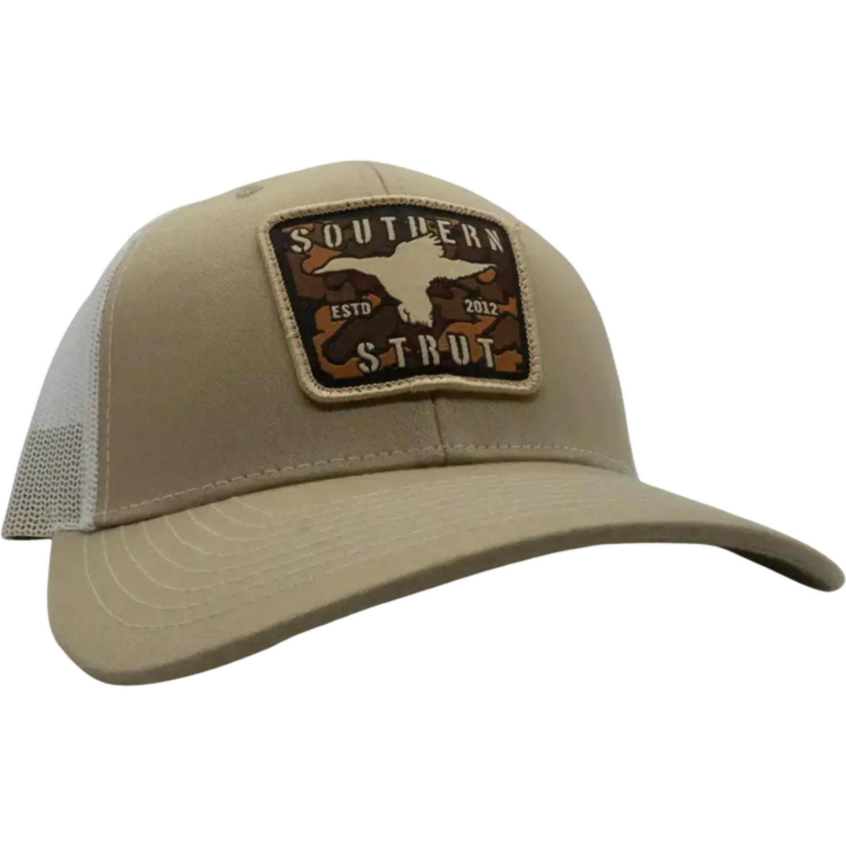 Southern Strut Southern Strut Camo Duck Woven Patch Snapback Hat