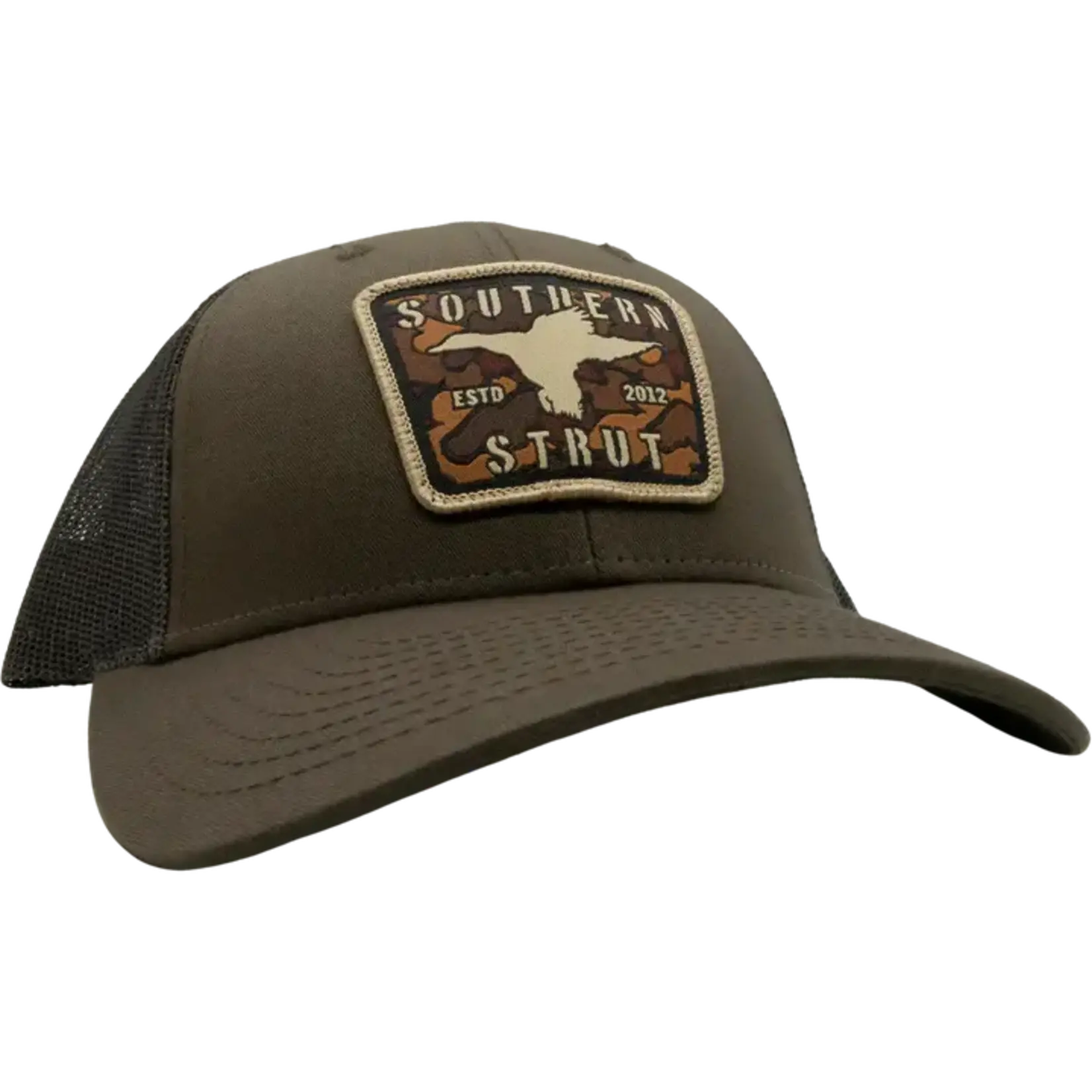 Southern Strut Southern Strut Camo Duck Woven Patch Snapback Hat